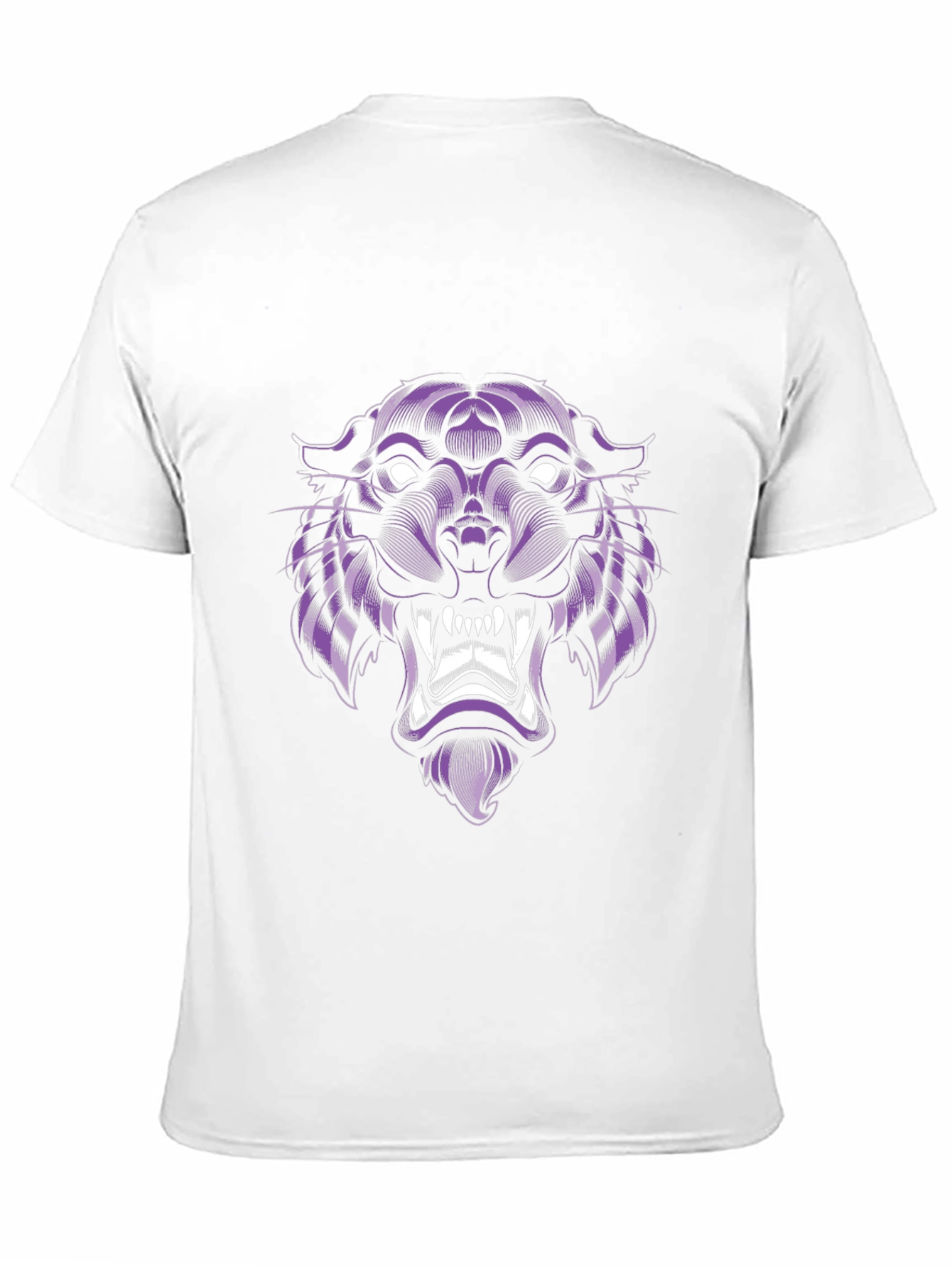 Black Purple Panther Graphic Tee - Cool Animal Design view 11