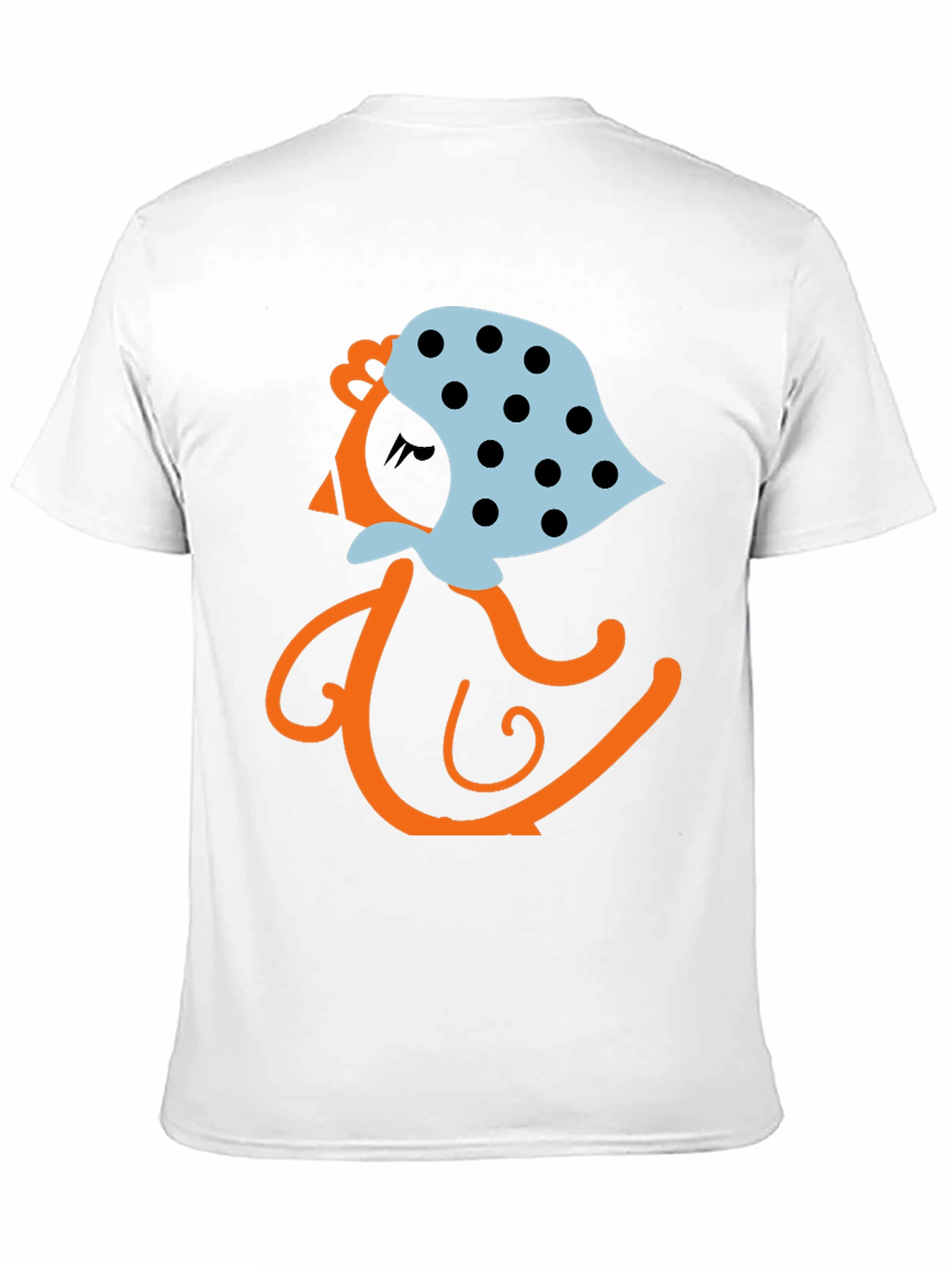 Black Whimsical Cartoon Granny Graphic Tee view 11