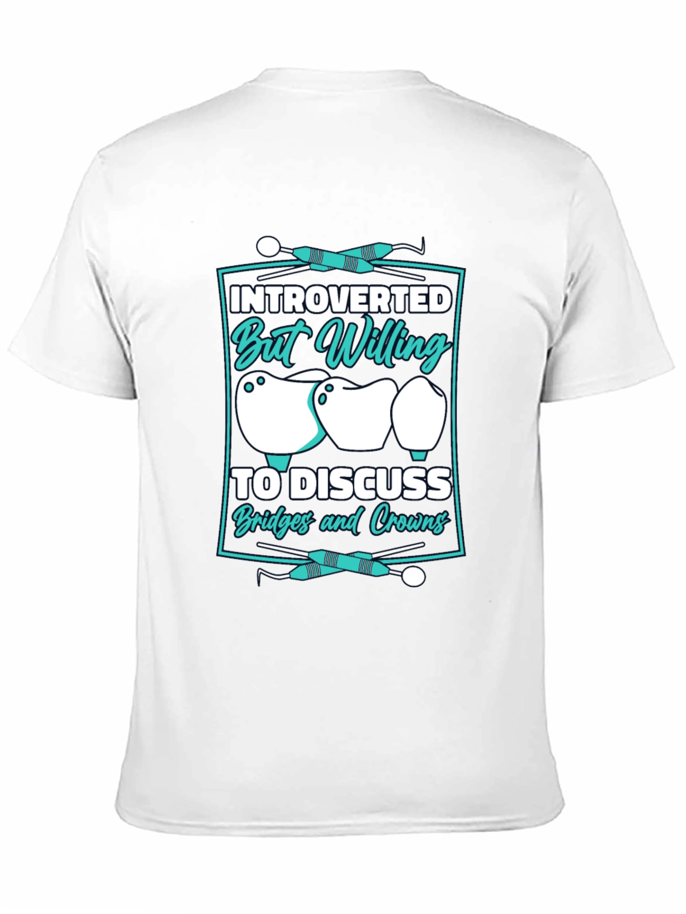 Black Introverted Dentist T-Shirt view 11