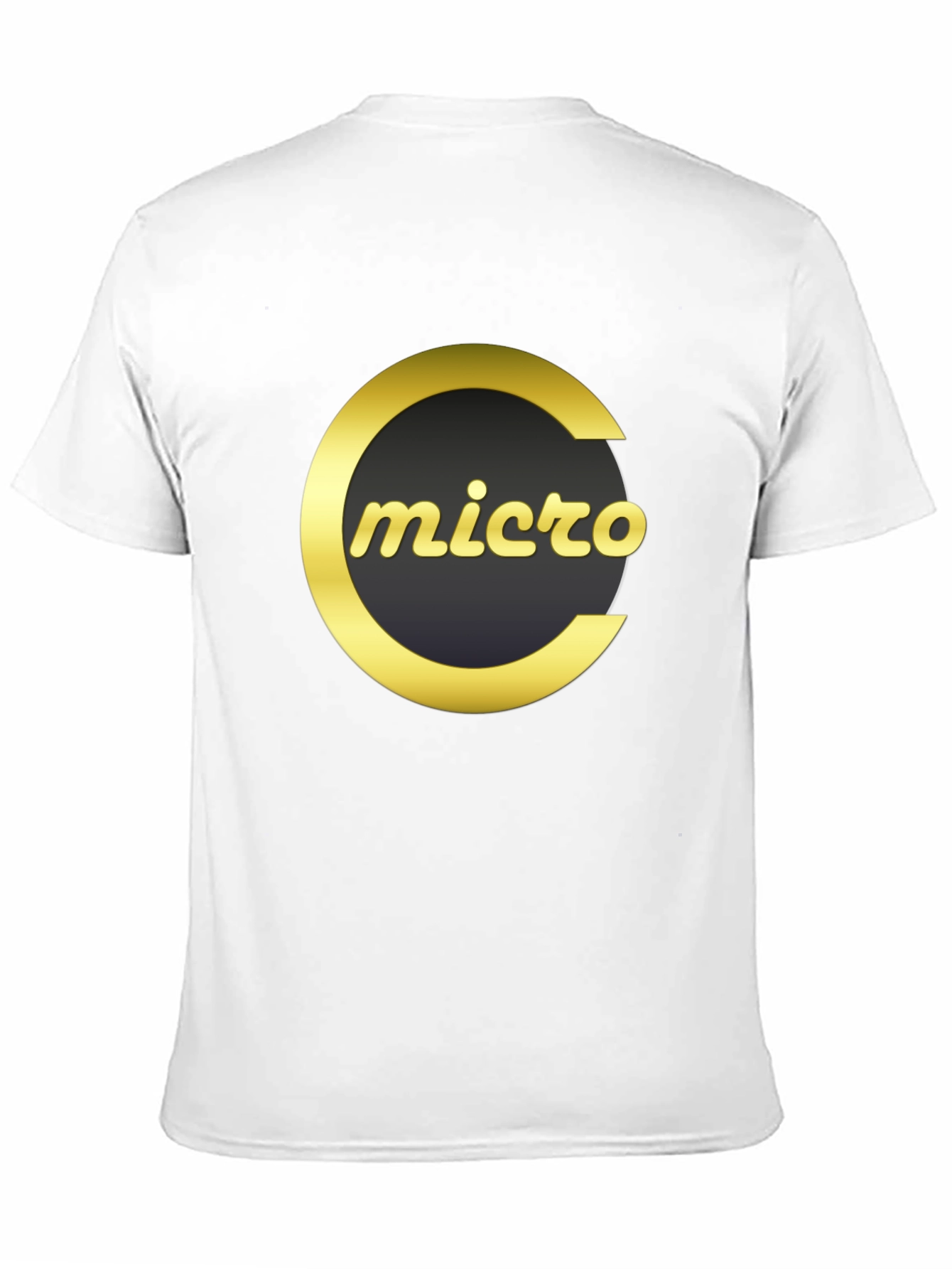 Black Micro T-Shirt - Black Graphic Tee view 11