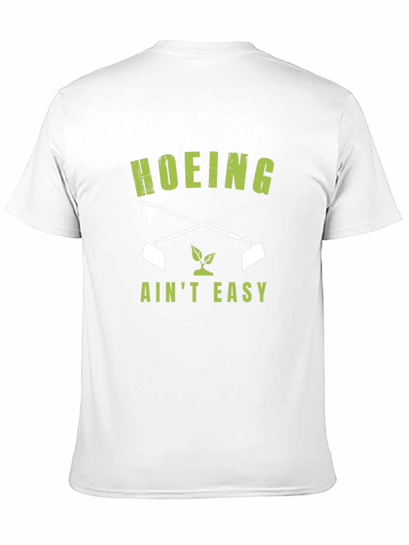 Black Hoeing Ain't Easy Graphic Tee view 11