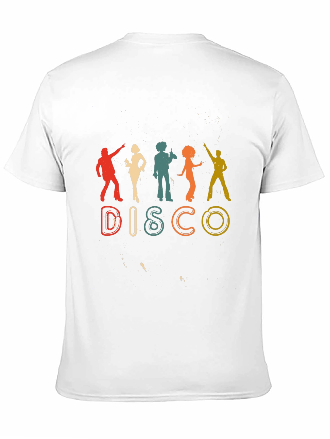 Black Retro Disco Dance T-Shirt - Vintage Style view 11