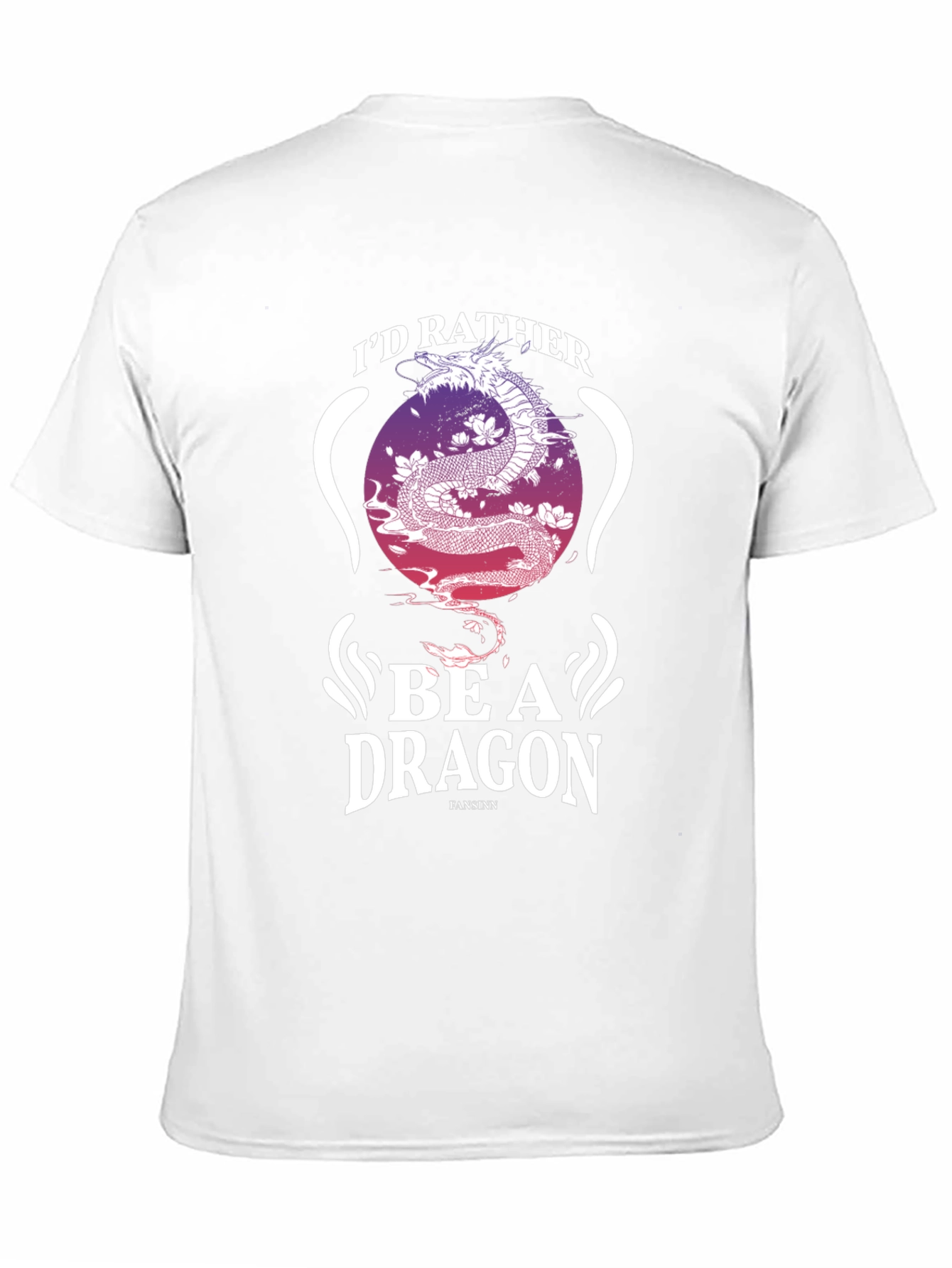 Black I'd Rather Be A Dragon Graphic Tee view 11