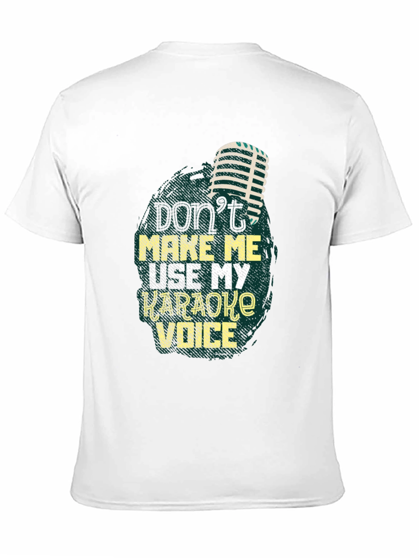 Black Karaoke Voice Graphic Tee - Soft Cotton Blend view 11