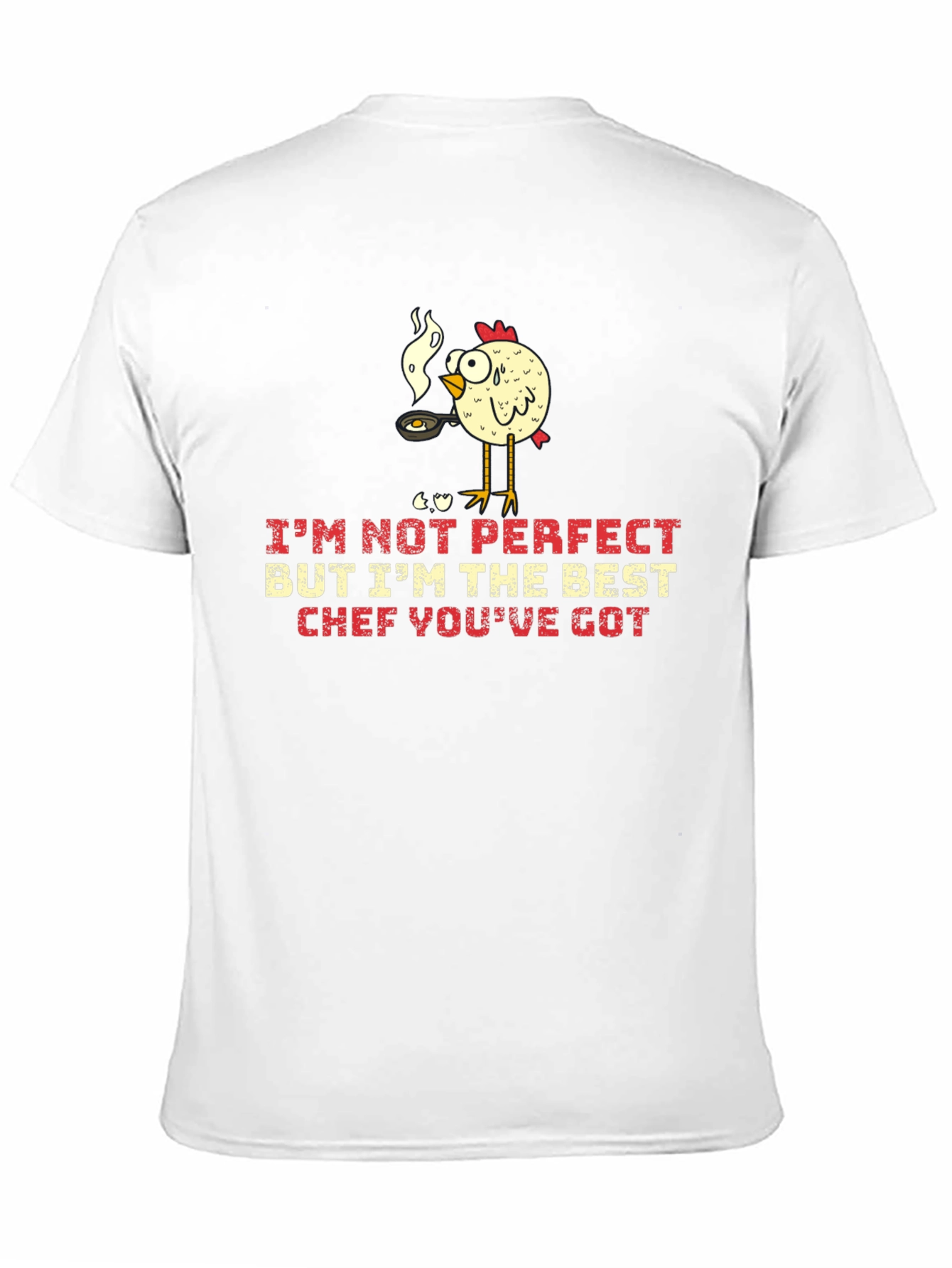 Black Funny Chicken Chef Graphic T-Shirt view 11