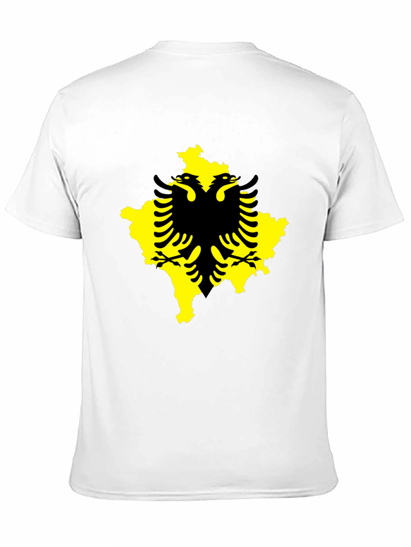 Black Kosovo Flag T-Shirt - Black Graphic Tee view 11