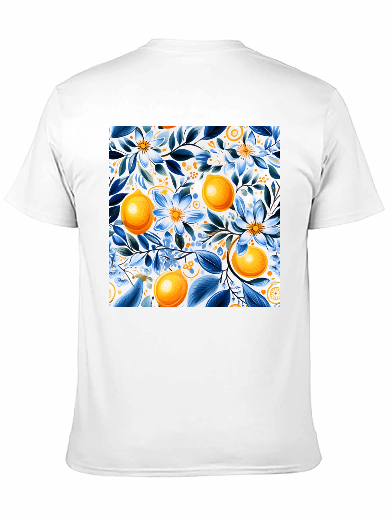 Citrus Floral T-Shirt - Vibrant Graphic Tee - 11