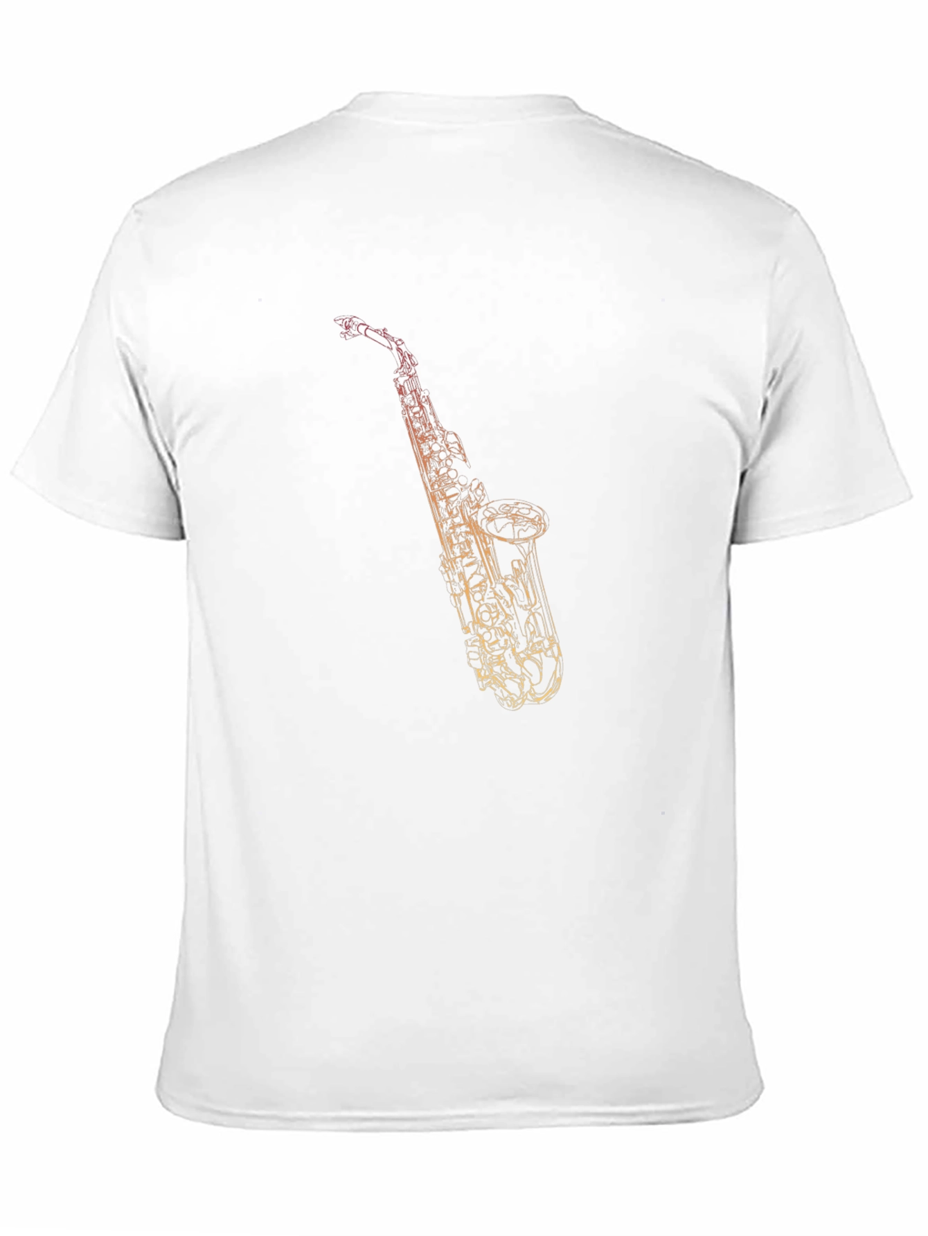 Black Saxophone Graphic Tee - Stylish Music Lover T-Shirt view 11