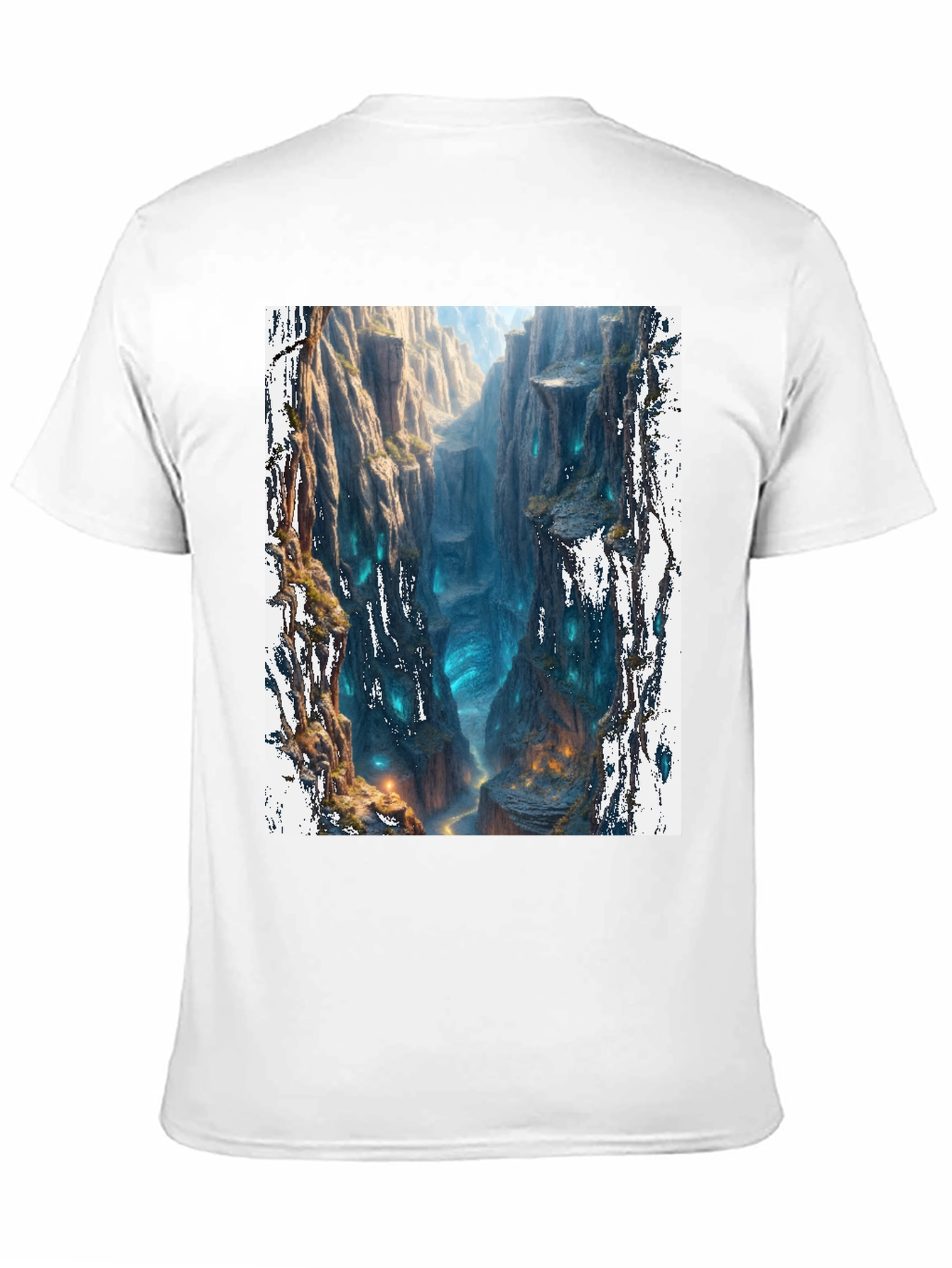 Black Mystic Canyon Black T-Shirt view 11