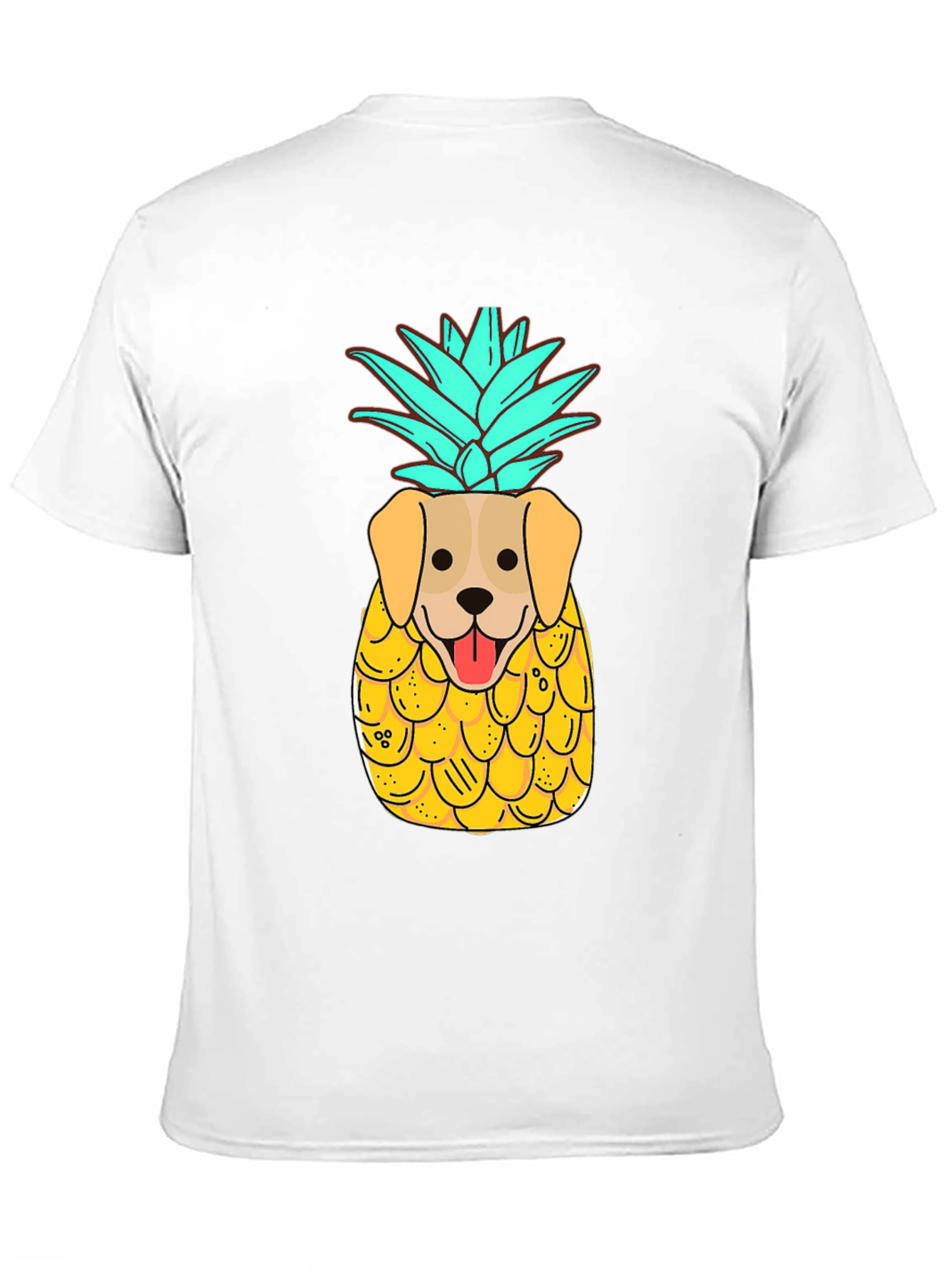 Black Dog-Pineapple Graphic Black T-Shirt view 11