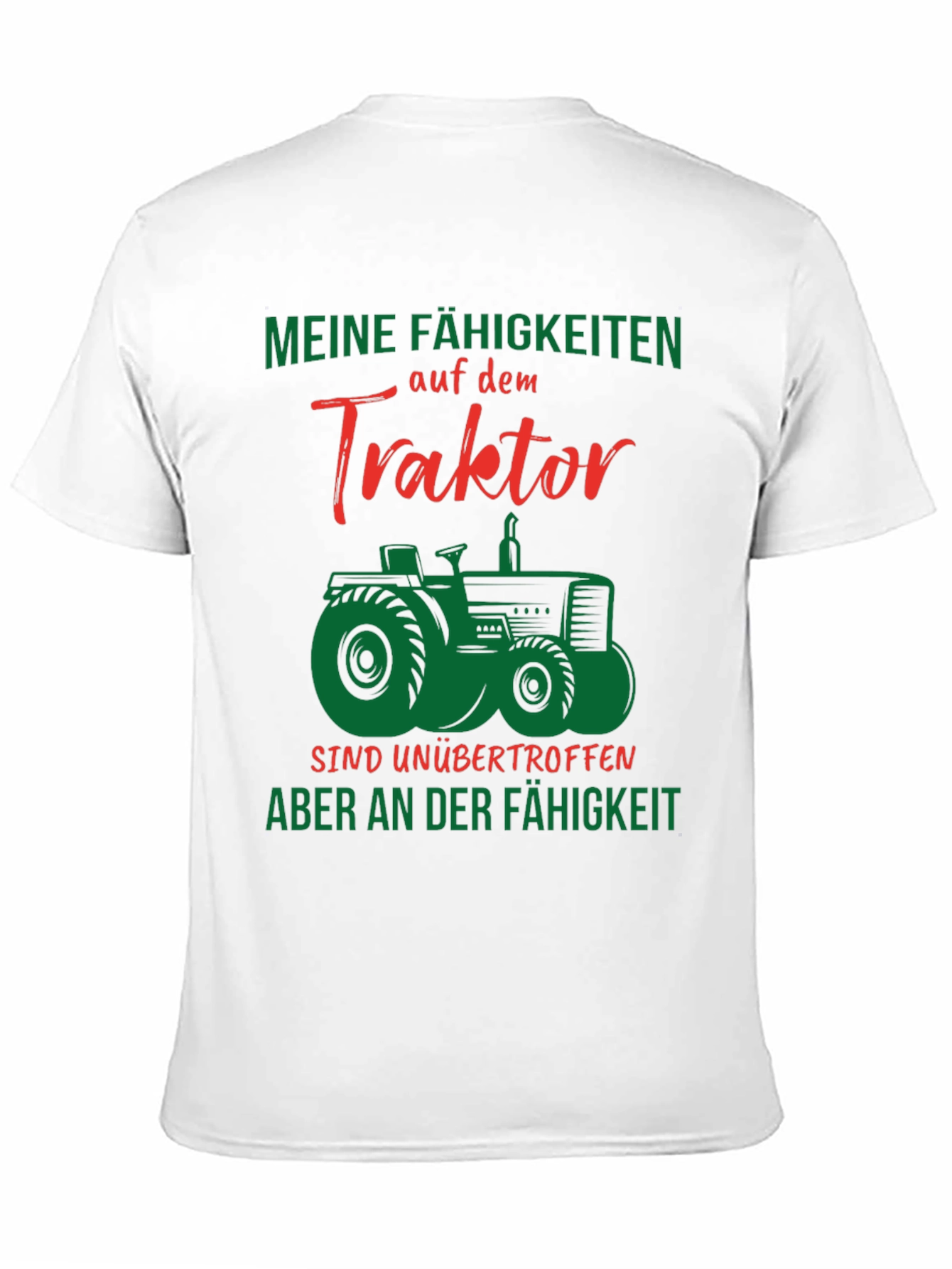 Black Tractor Skills Tee - Funny Farmer Gift view 11