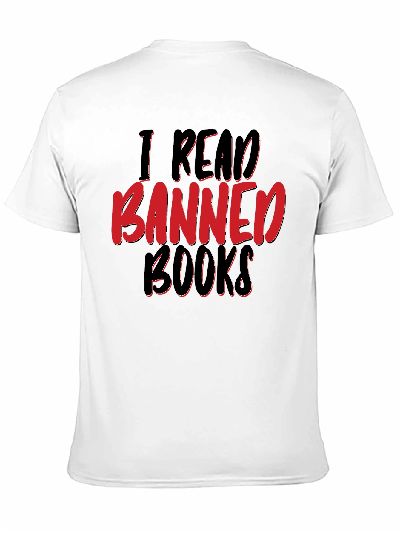 Black I Read Banned Books Graphic T-Shirt view 11