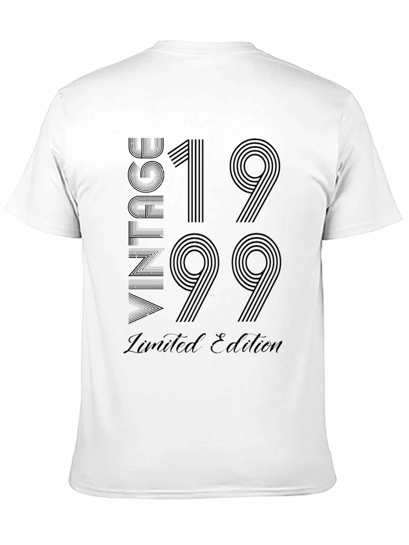 Black Vintage 1999 Limited Edition Black T-Shirt view 11