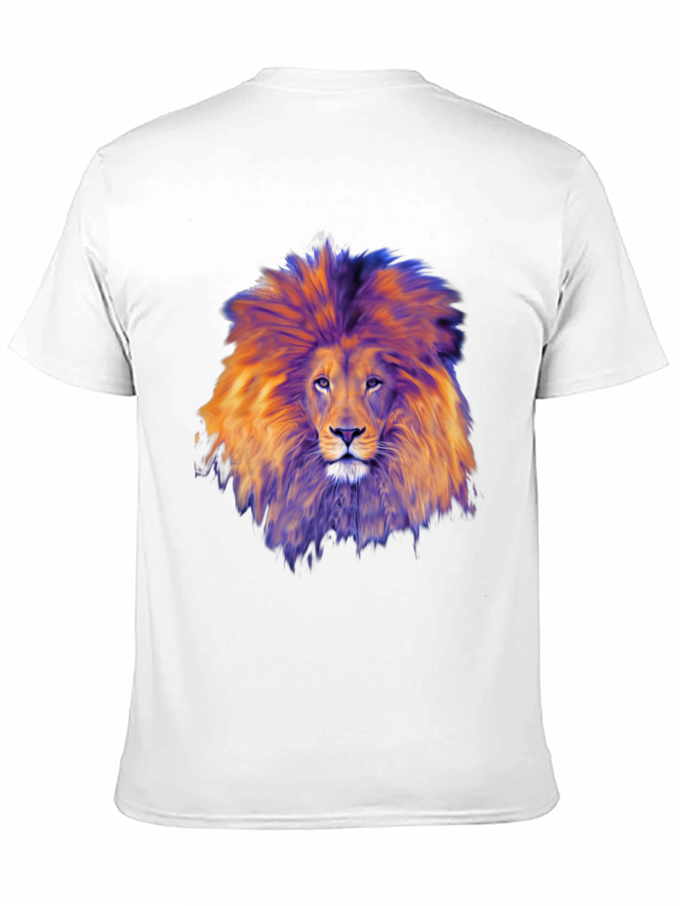 Black Lion Graphic Black T-Shirt view 11