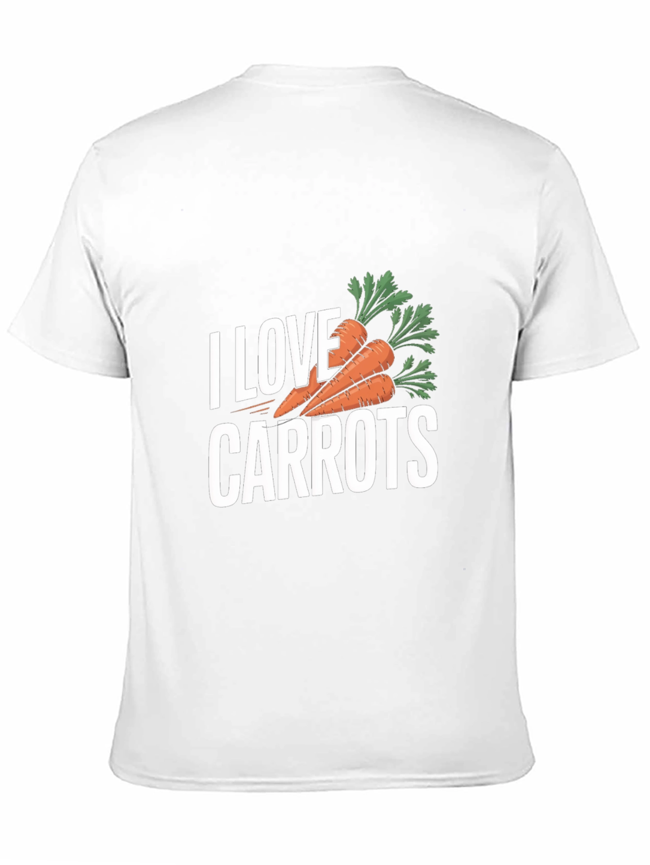 Black I Love Carrots T-Shirt - Black Carrot Lover Tee view 11