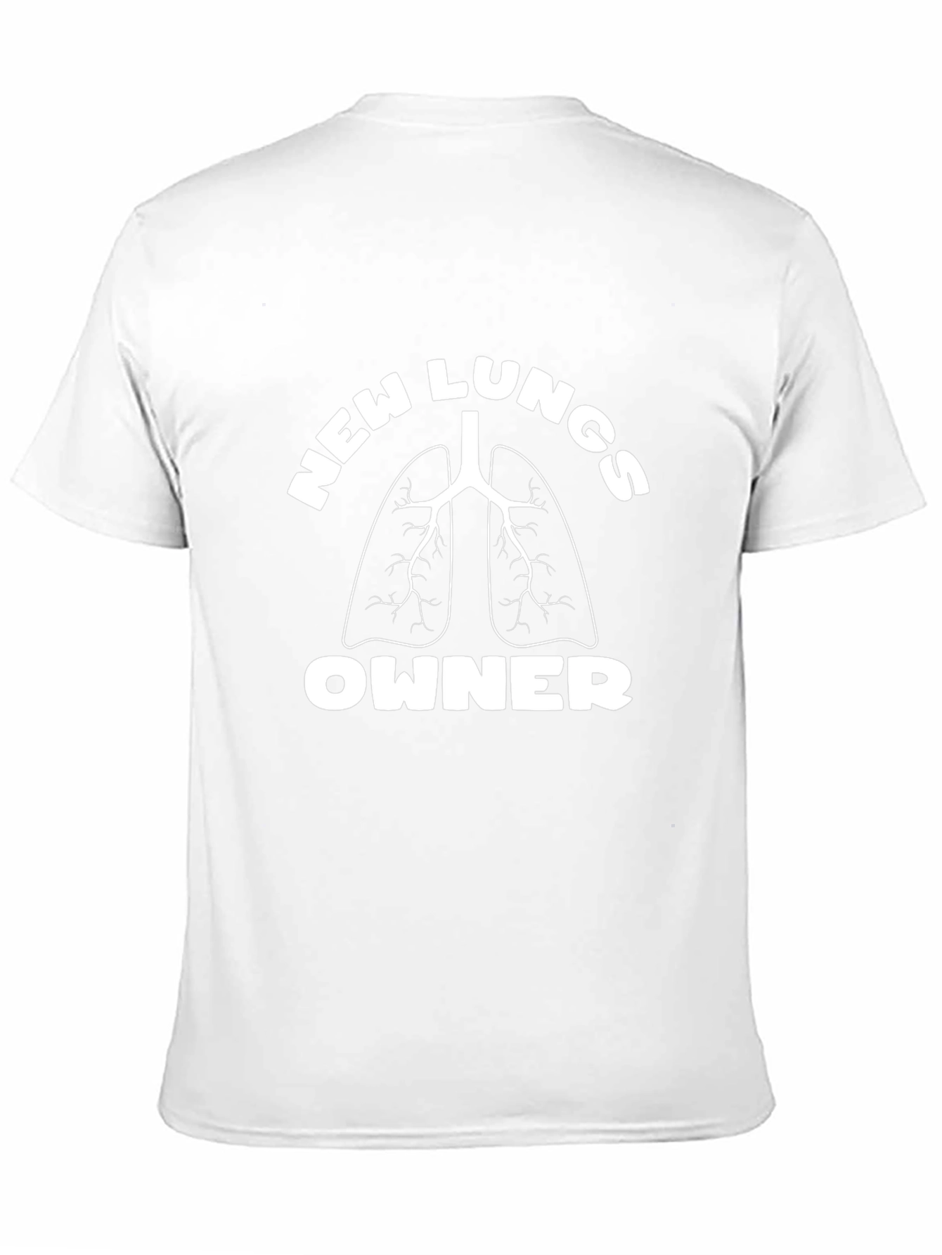 New Lungs Owner Black T-Shirt Organ Recipient - 11