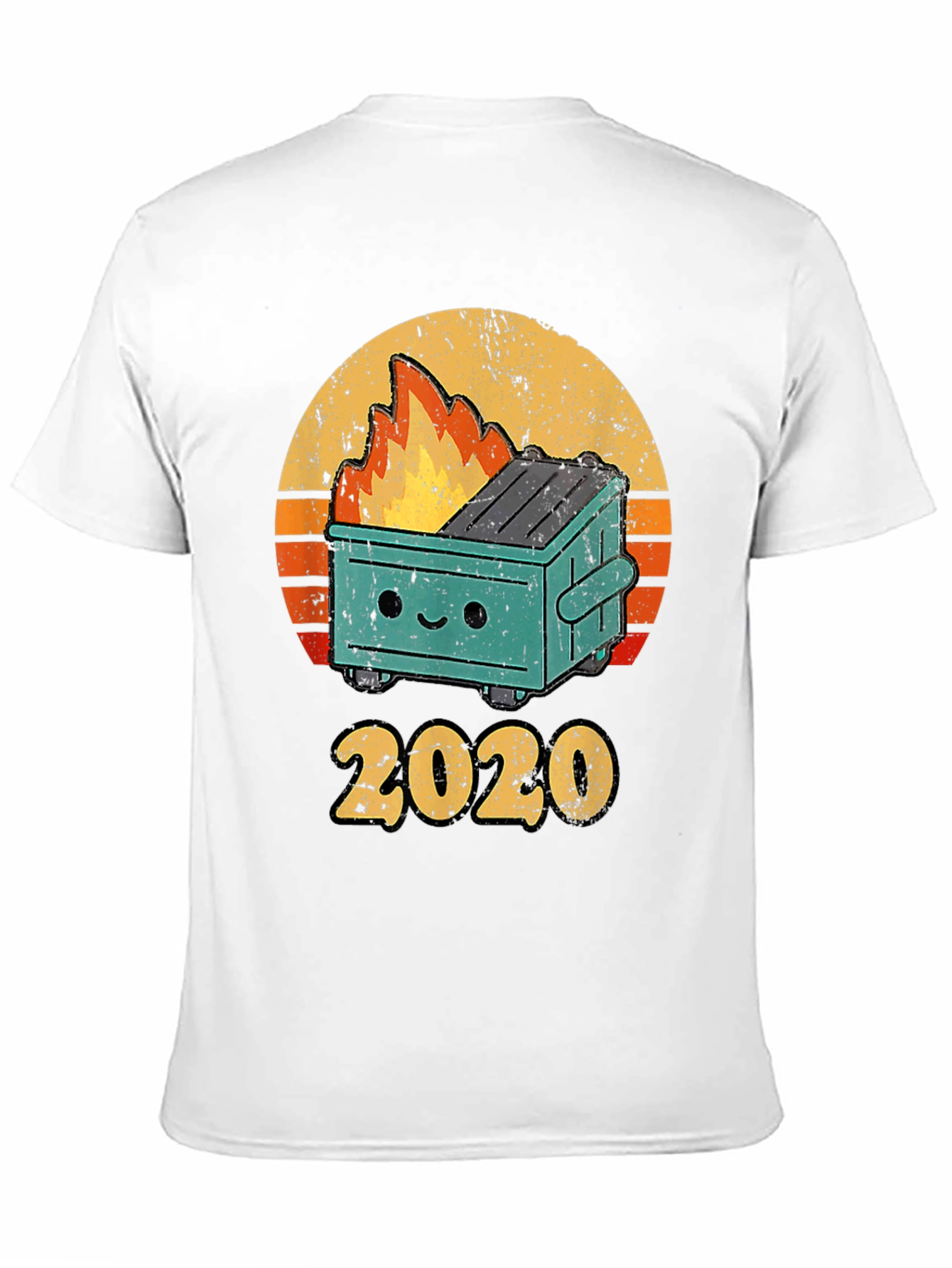 Black 2020 Dumpster Fire T-Shirt view 11