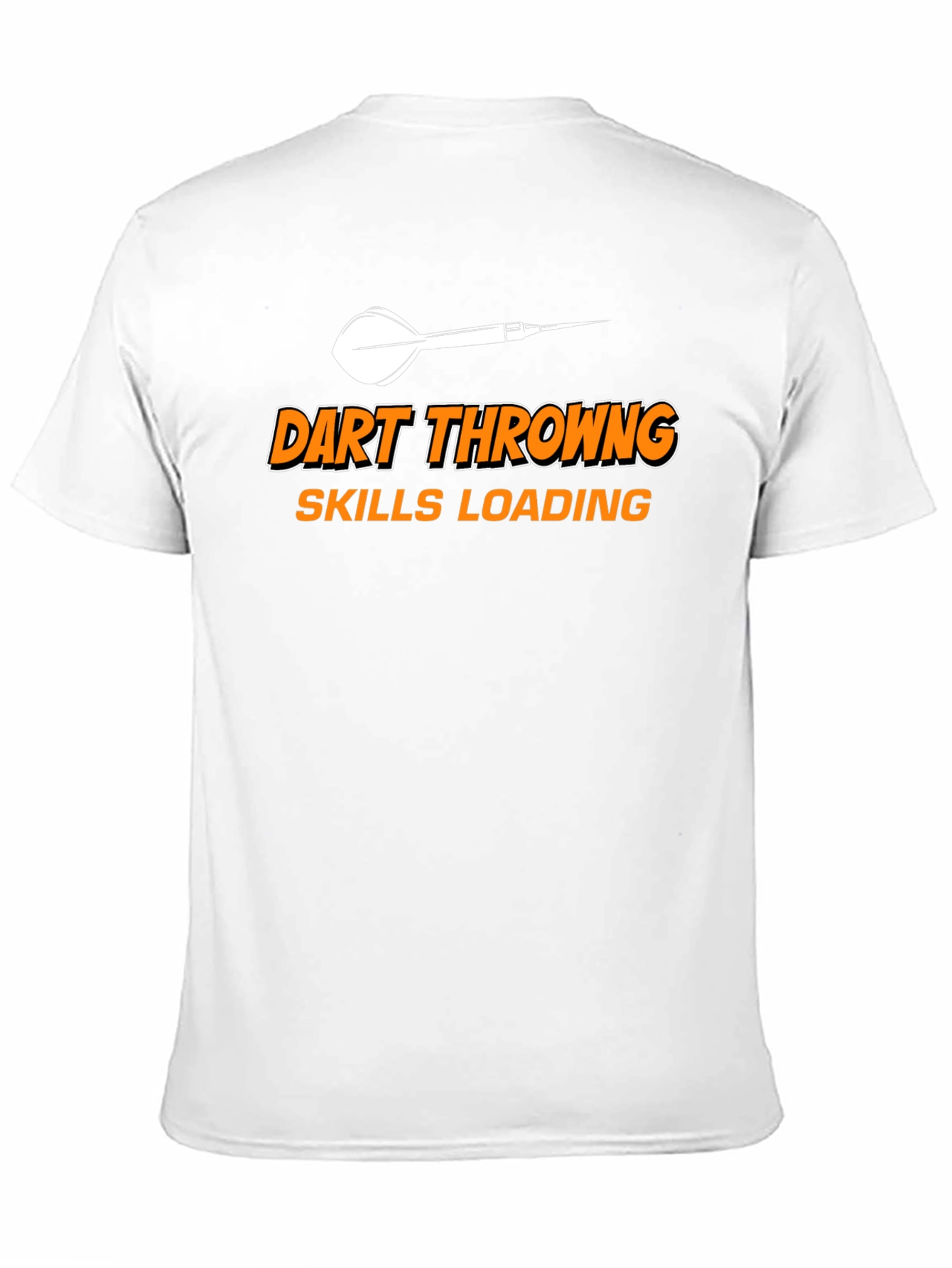 Black Dart Throwing Skills Loading Funny T-Shirt view 11