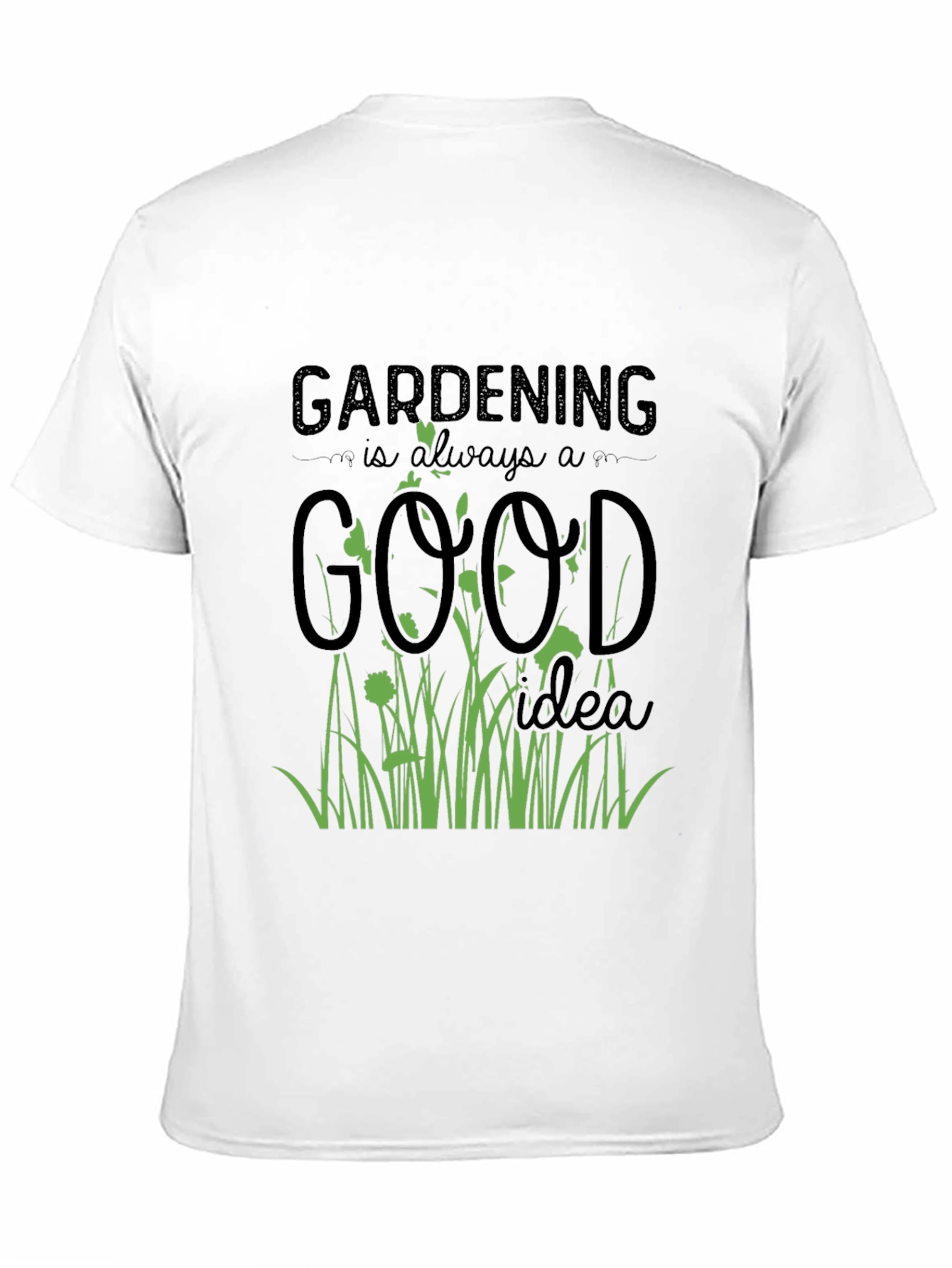 Black Gardening Is Always a Good Idea Graphic Tee view 11