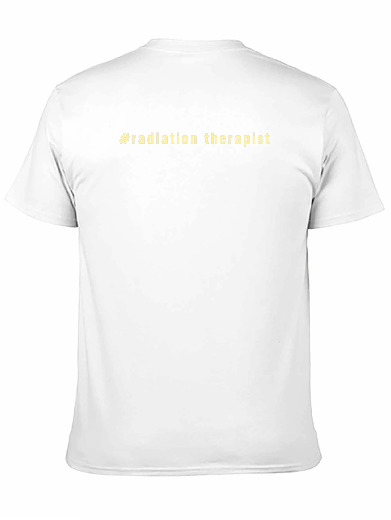 Black Radiation Therapist Hashtag T-Shirt view 11