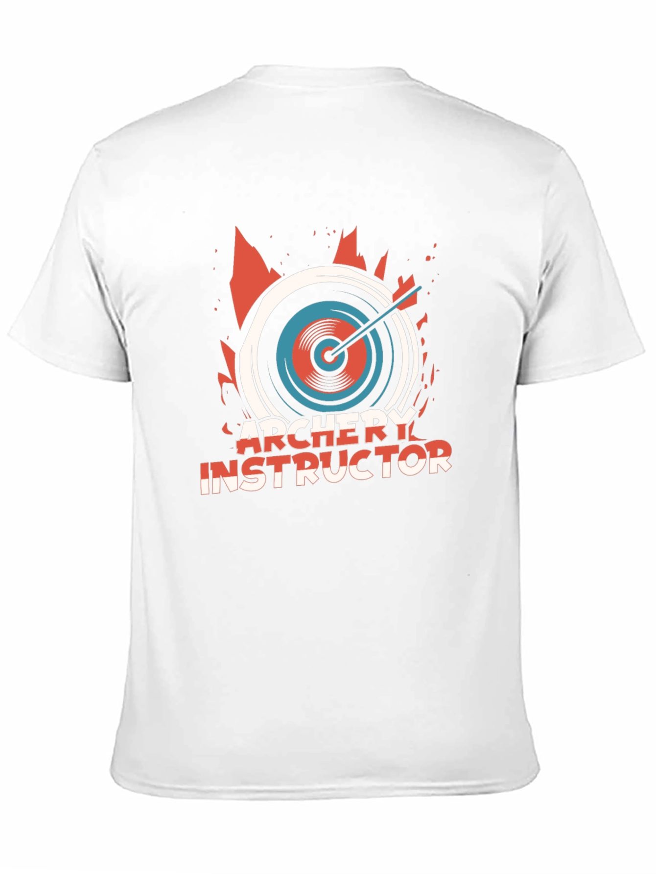 Black Archery Instructor Graphic Tee - Unique Design view 11