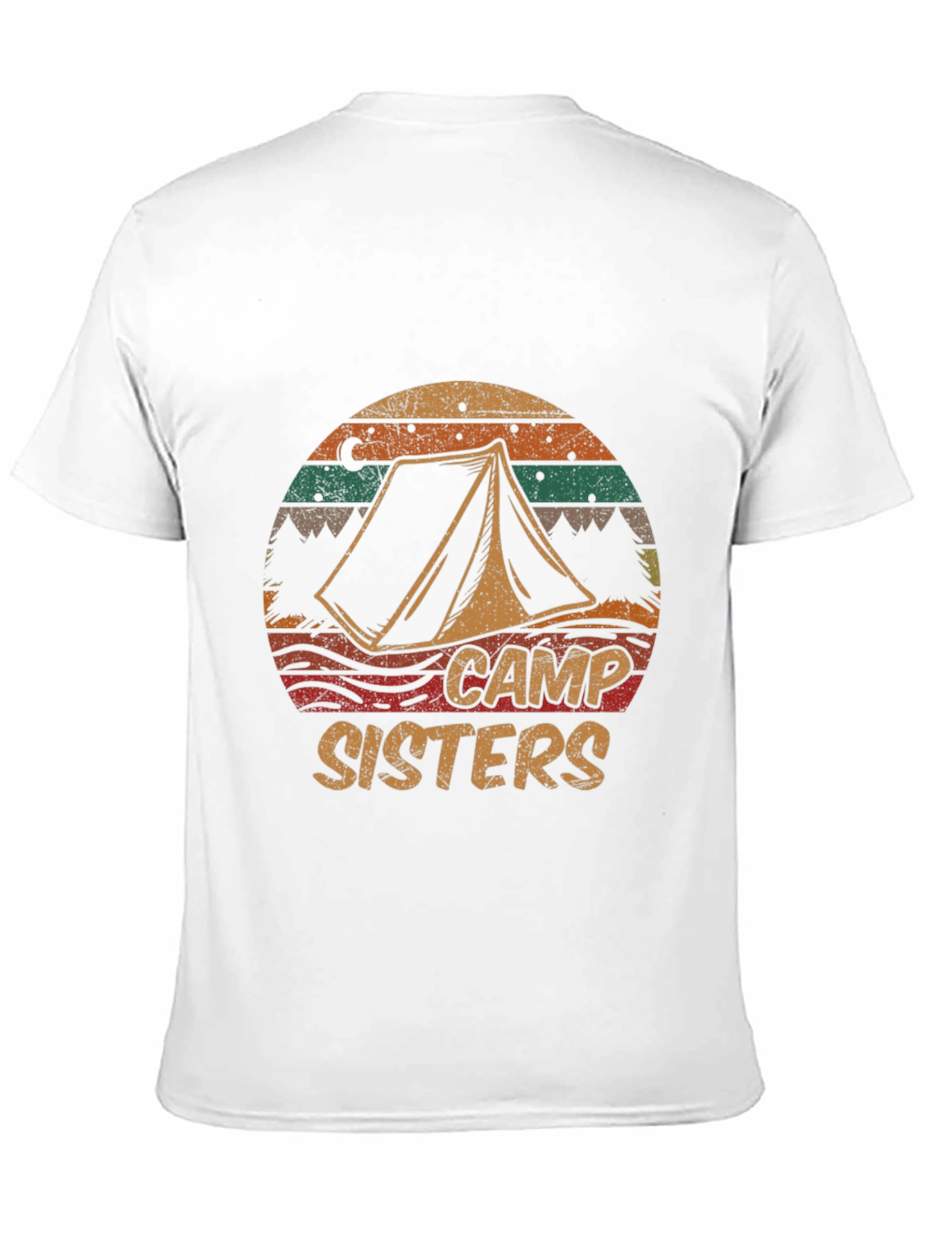Camp Sisters Retro Camping Graphic Tee - 11