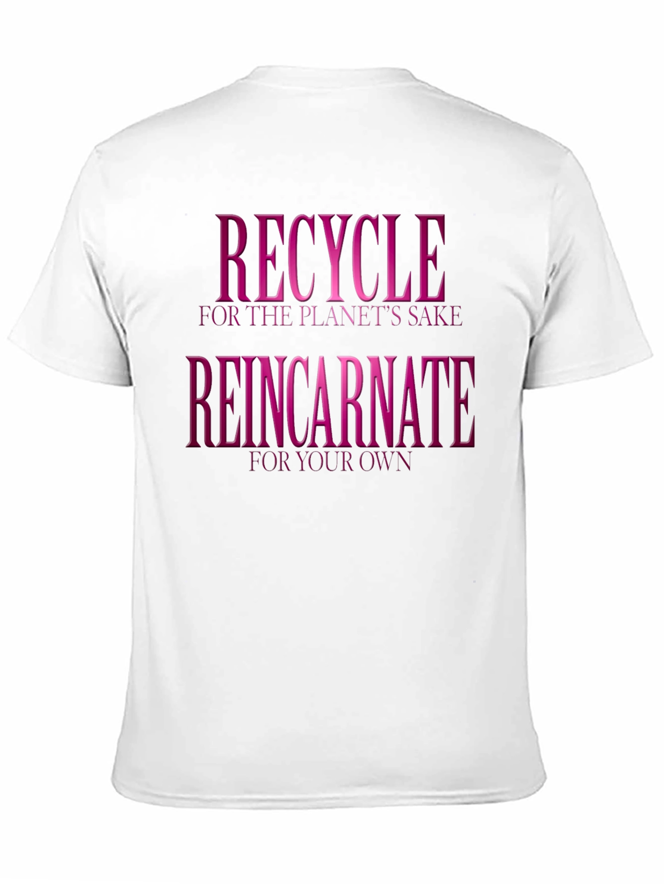 Black Recycle Reincarnate Graphic Tee view 11