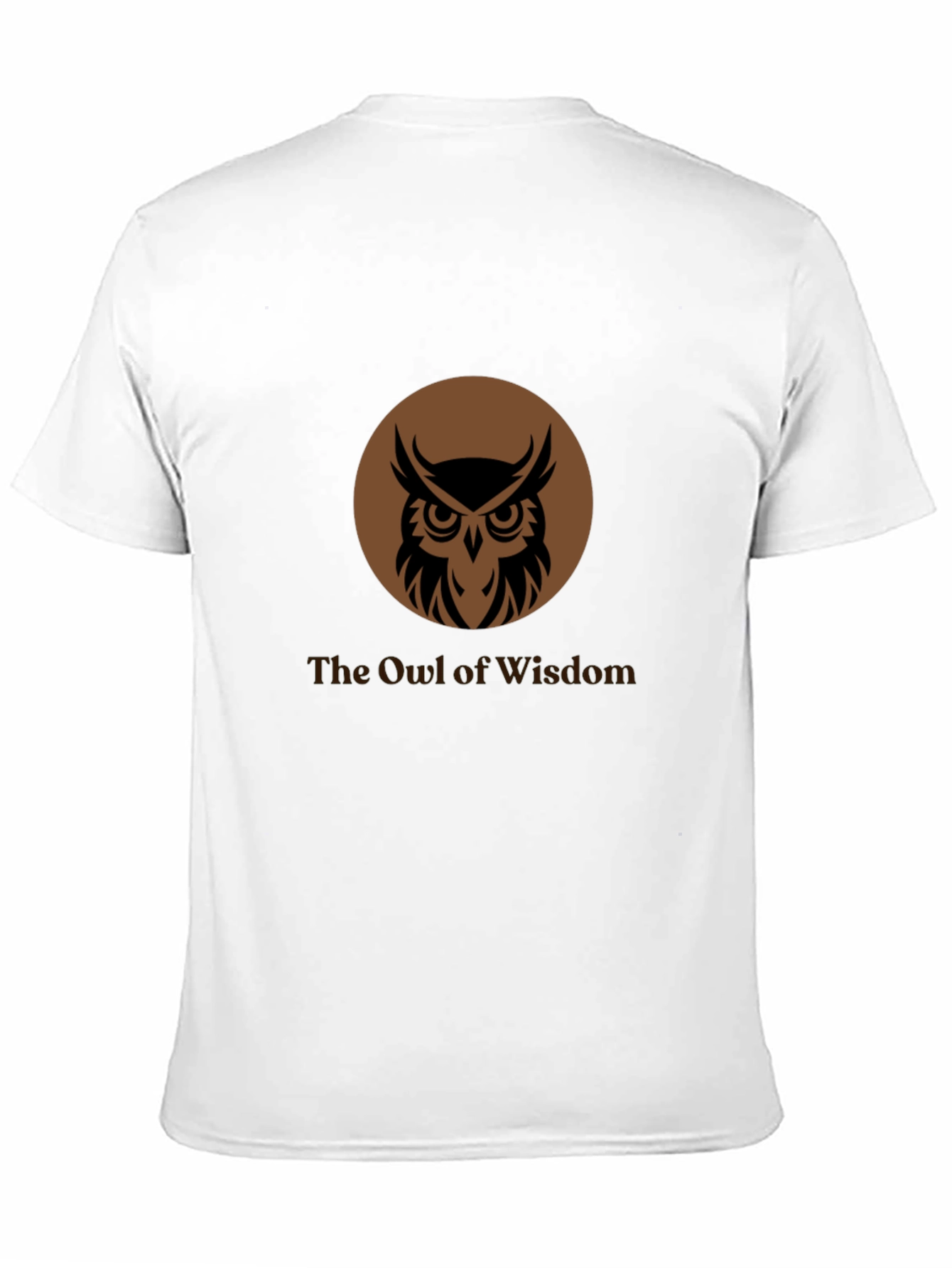 Black The Owl of Wisdom Graphic Tee view 11