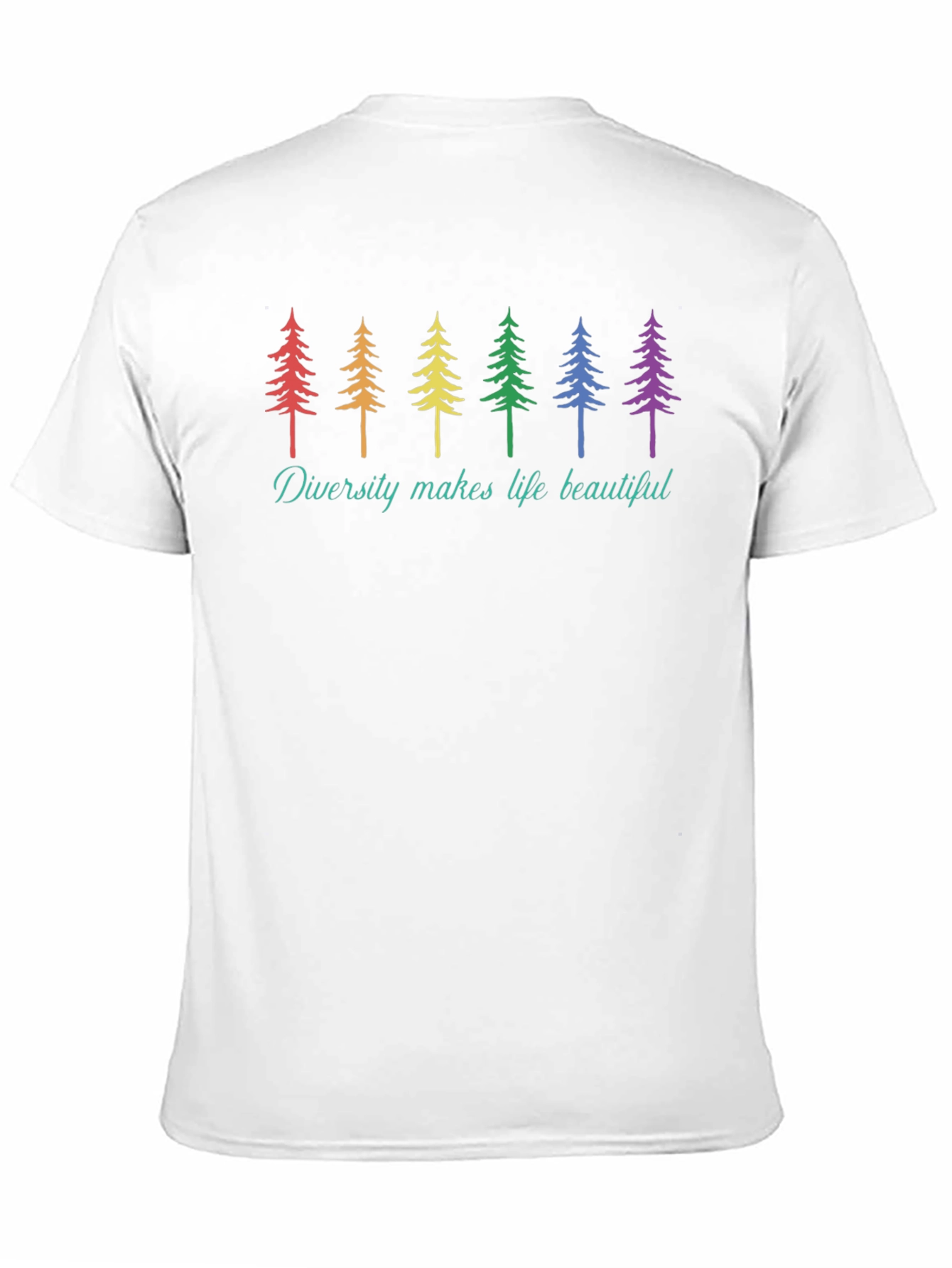 Black Diversity Makes Life Beautiful T-Shirt view 11