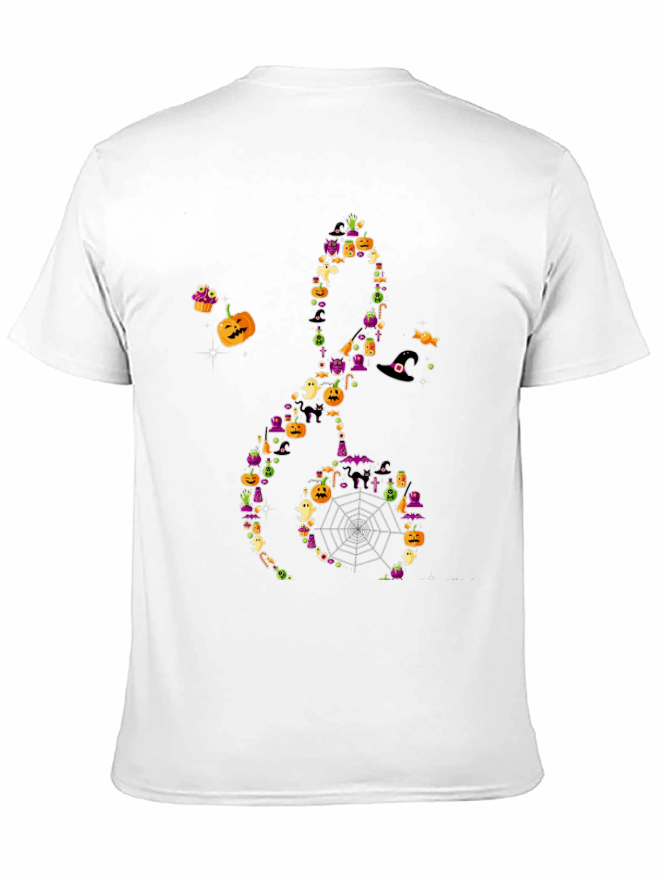 Halloween Music Treble Clef T-Shirt - 11