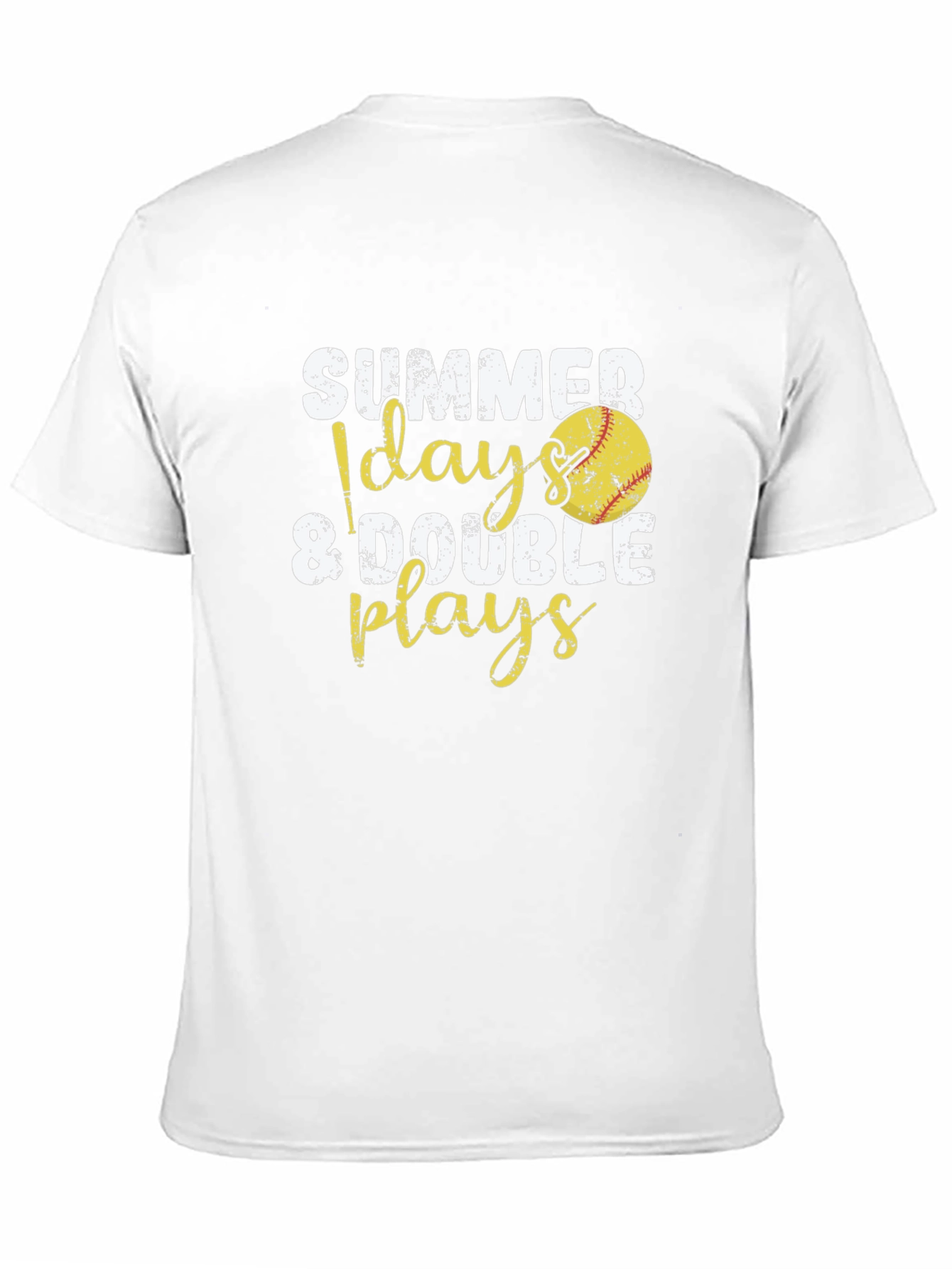 Black Summer Days & Double Plays T-Shirt view 11