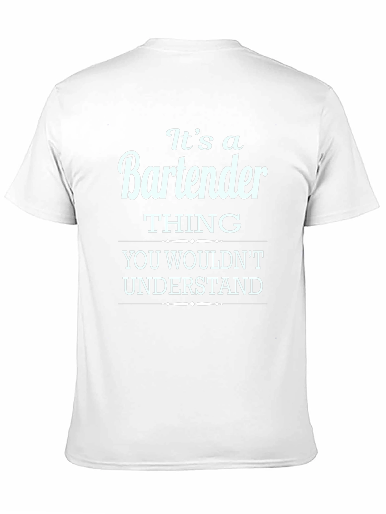 Black Bartender Thing T-Shirt Funny Graphic Tee view 11