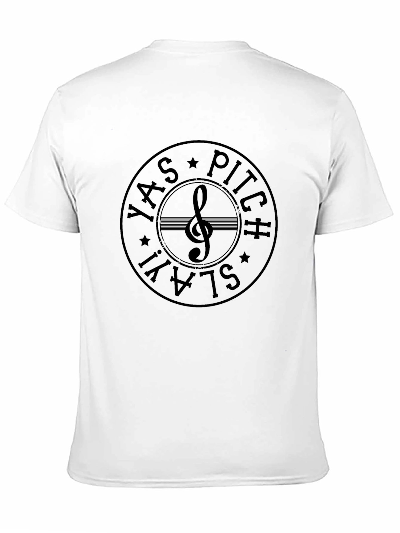 Black Yas Pitch Slay T-Shirt Music Note Tee view 11