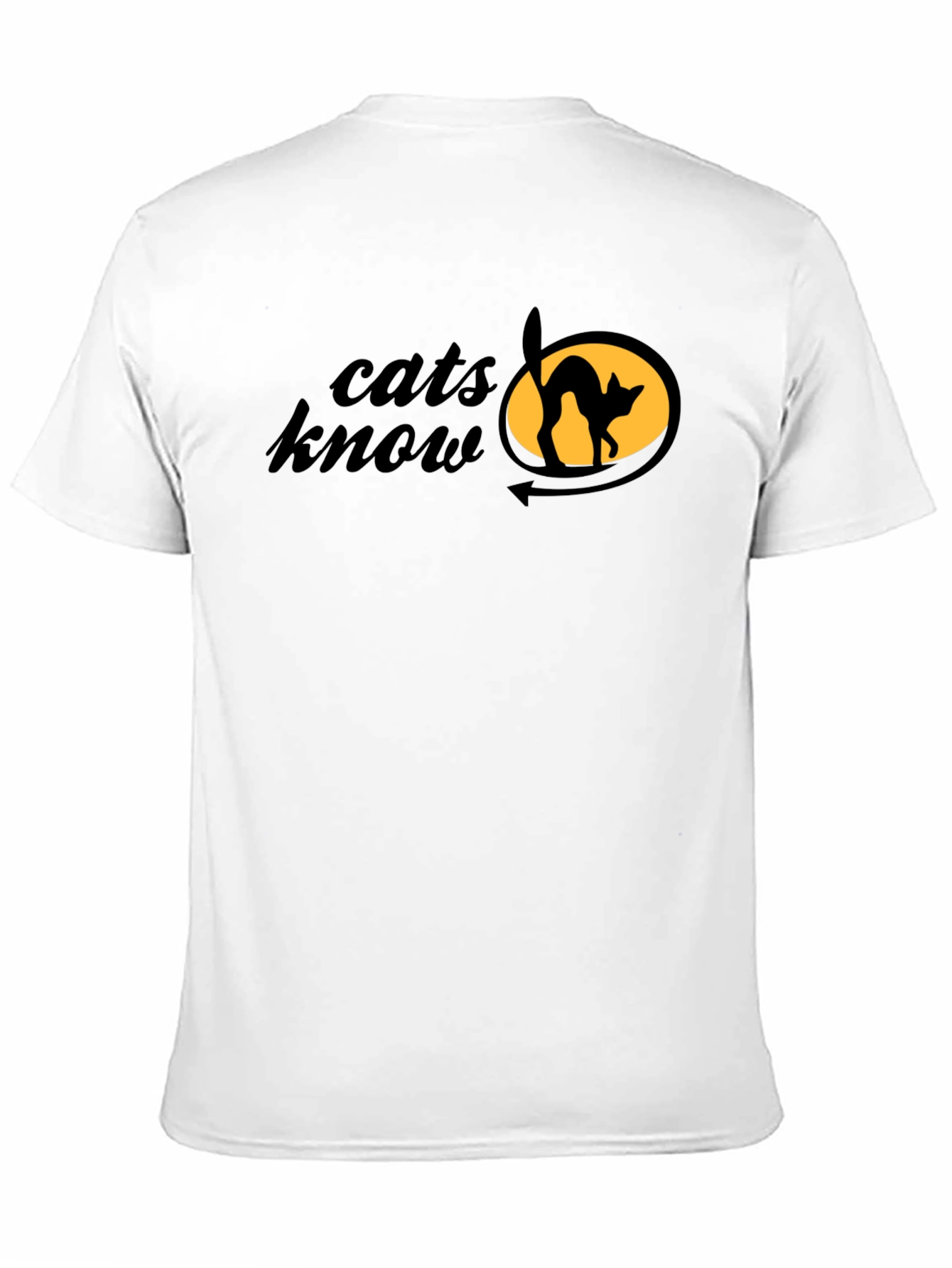 Black Cats Know T-Shirt - Black Cat Design view 11