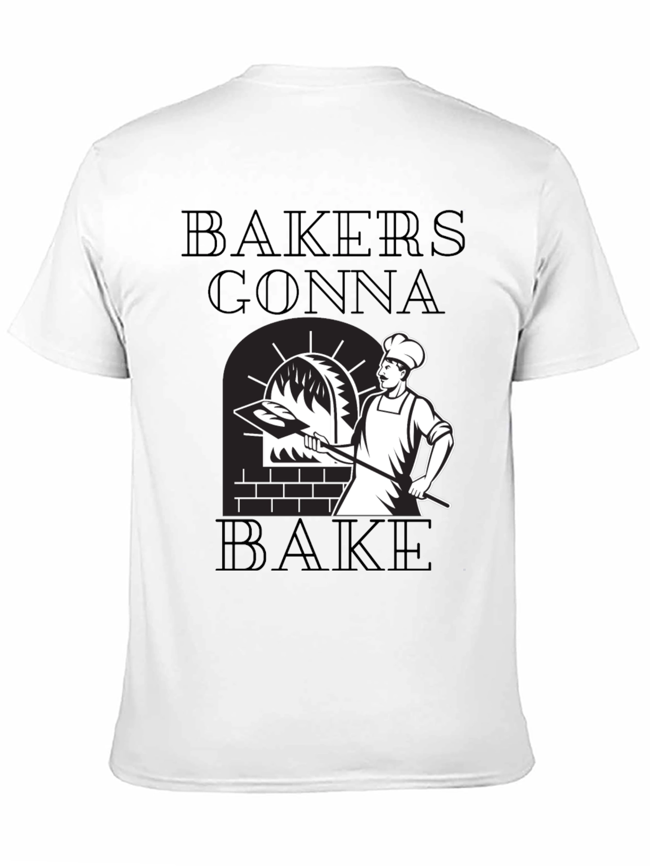 Black Bakers Gonna Bake Graphic Tee - Funny Baking Shirt view 11