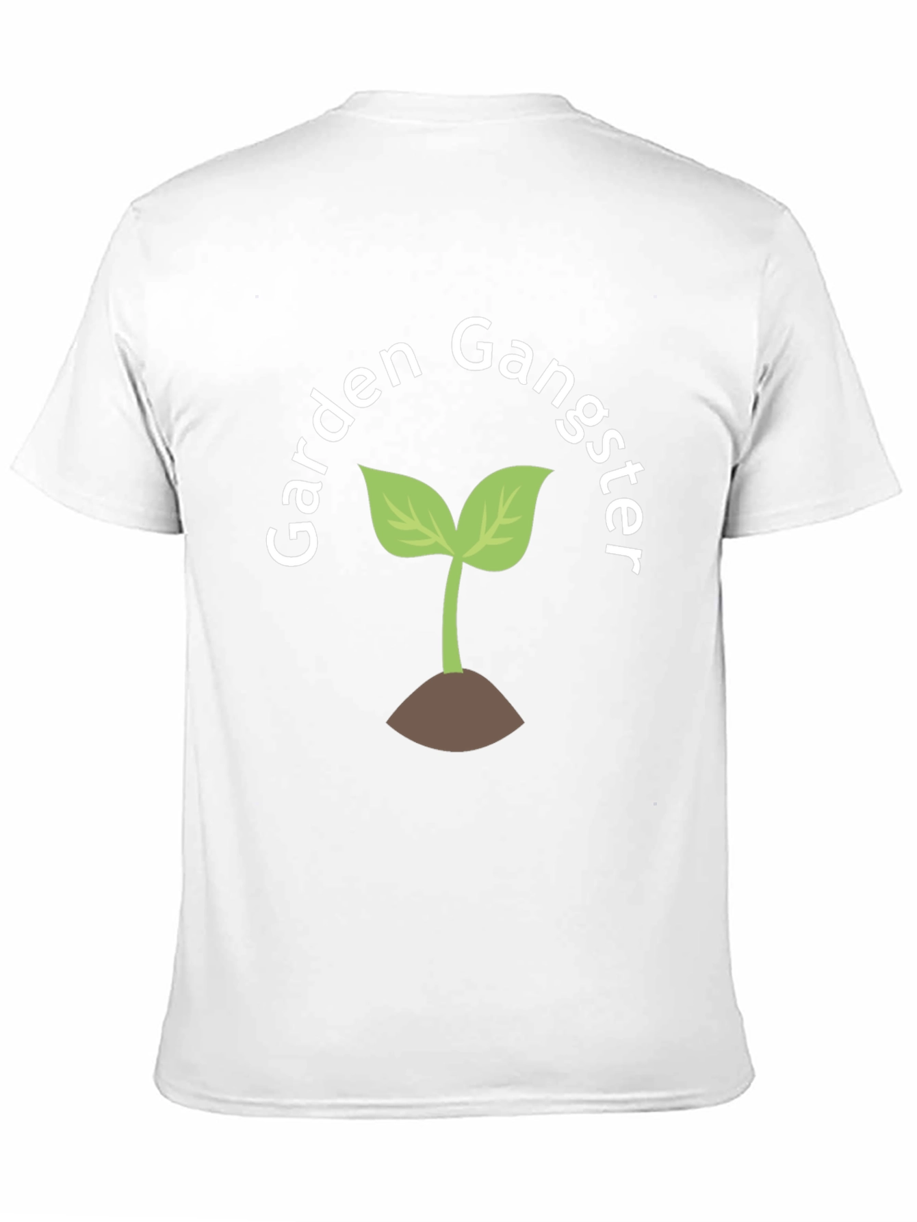 Black Garden Gangster T-Shirt - Funny Gardening Tee view 11