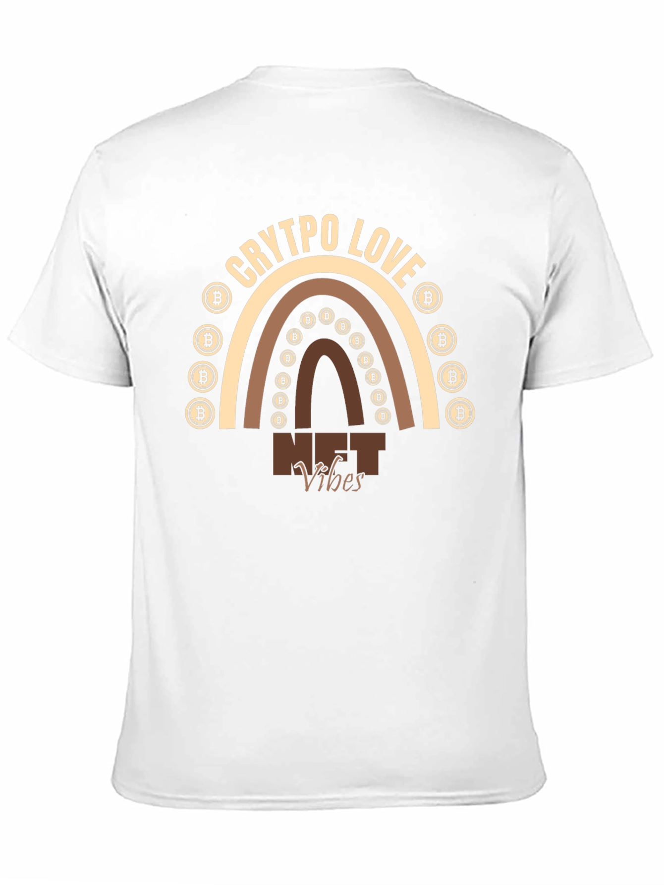 Black Crypto Love NFT Vibes T-Shirt view 11