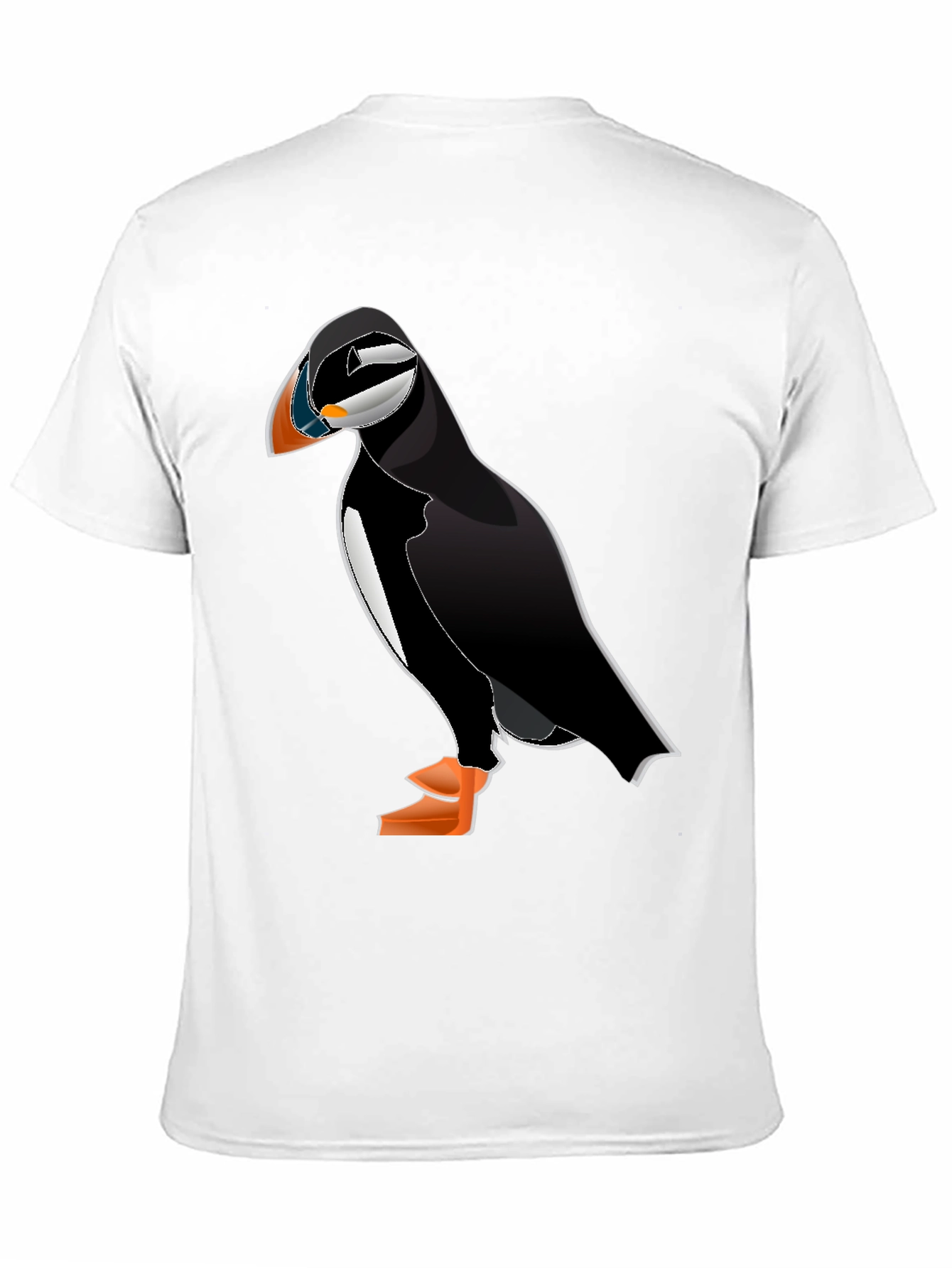 Black Puffin Graphic Tee - Black Cotton Blend view 11