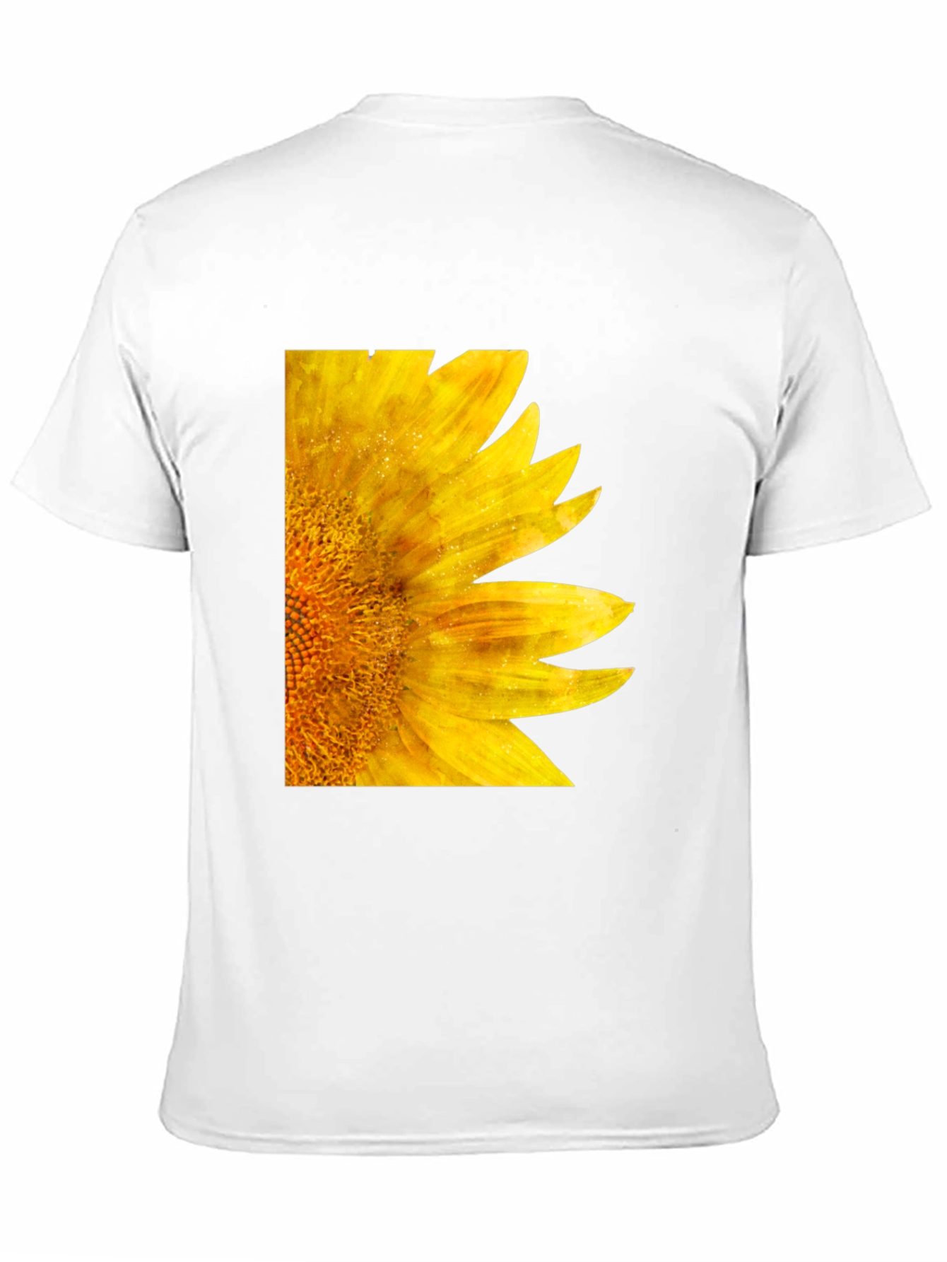 Black Sunflower Graphic Tee - Black Cotton Casual Shirt view 11