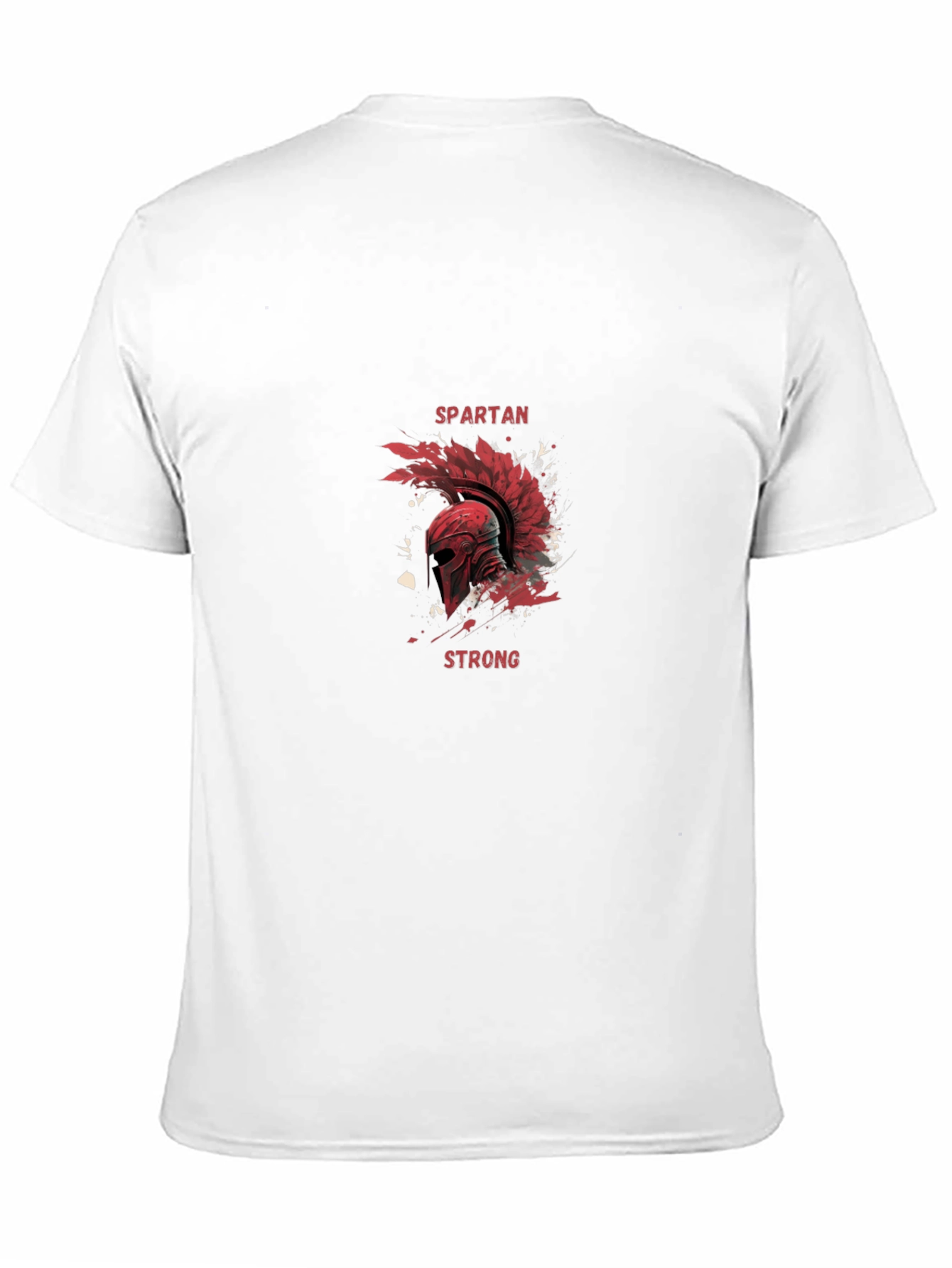 Black Spartan Strong Graphic T-Shirt view 11