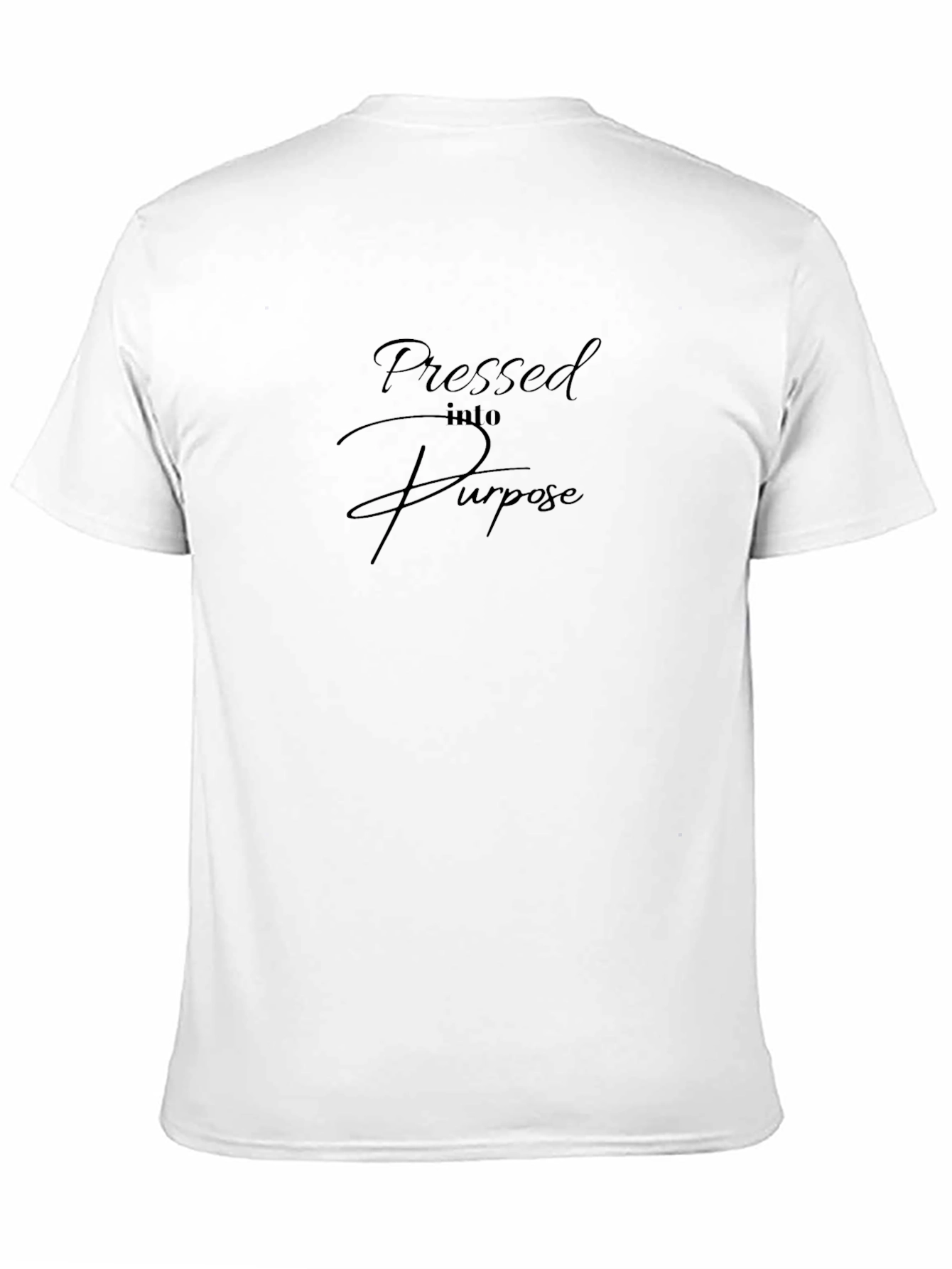 Black Pressed into Purpose Black Graphic Tee view 11
