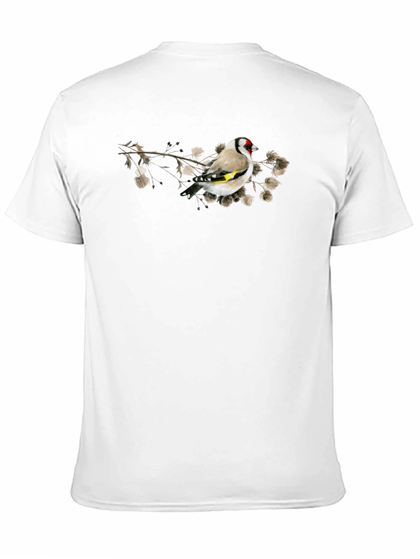 Black Bird on Branch Graphic Black Tee view 11