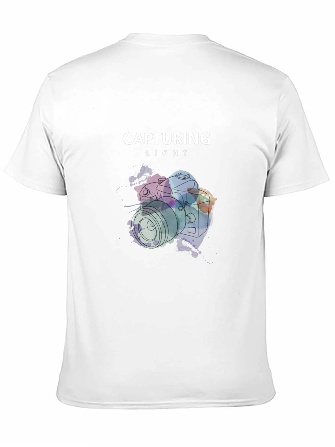 Black Capturing Light Graphic T-Shirt view 11