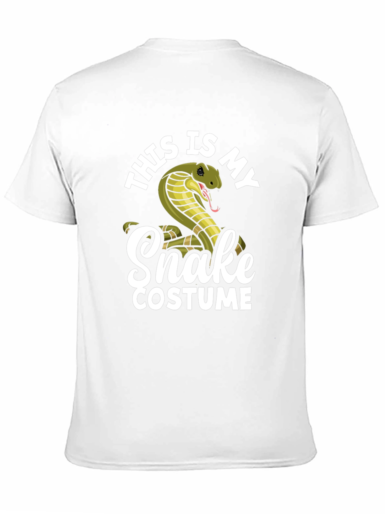 Black This is My Snake Costume T-Shirt - Funny Halloween Tee view 11