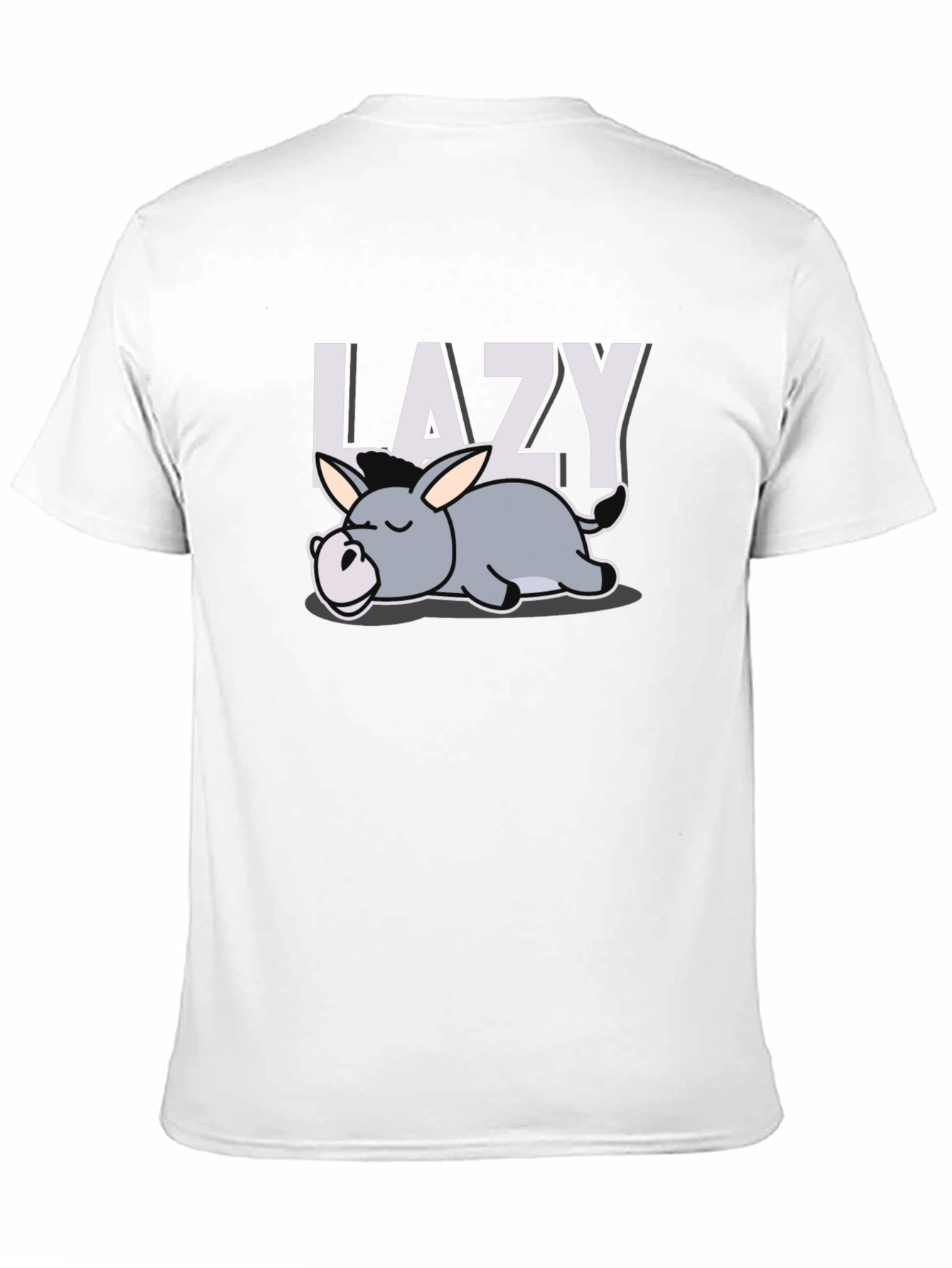 Black Lazy Donkey Graphic T-Shirt - Relaxed Fit view 11