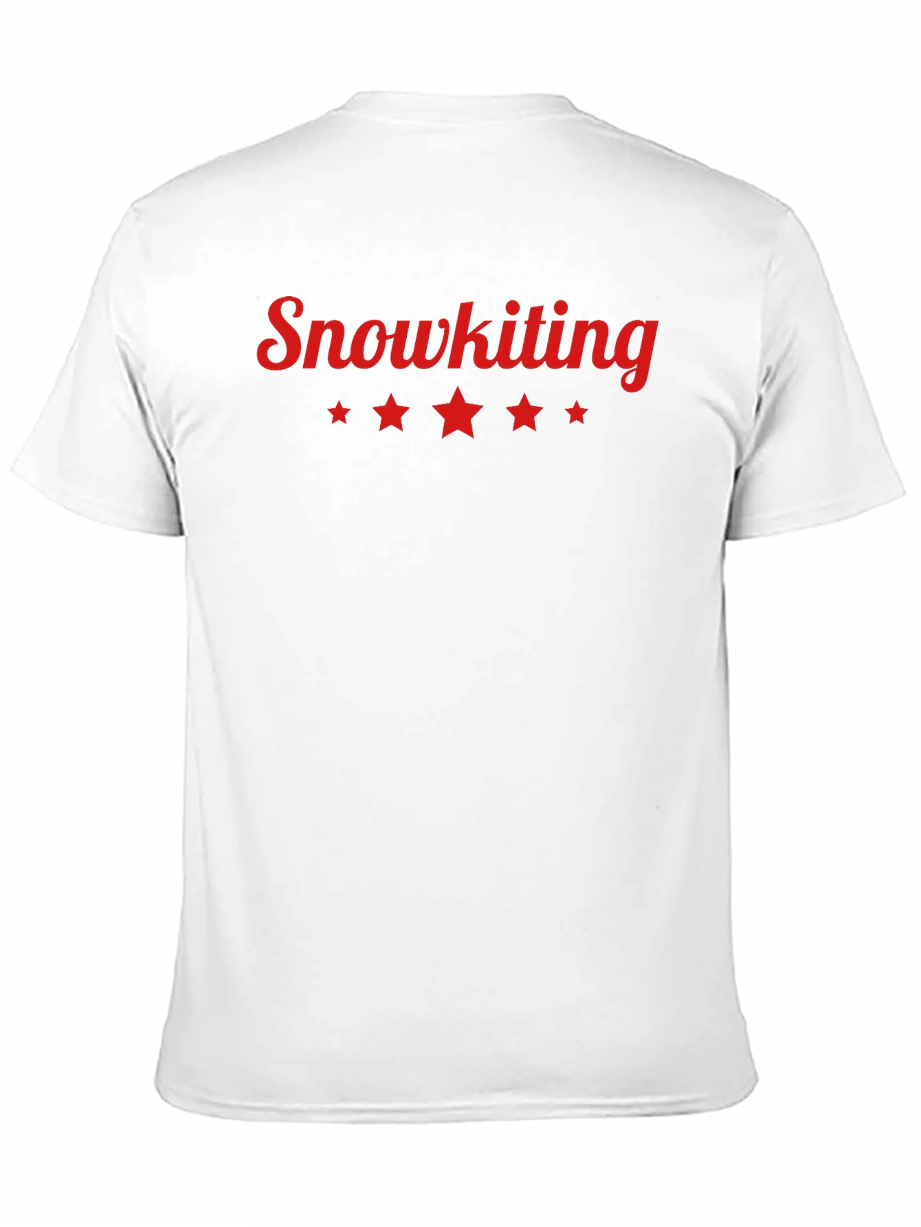 Black Snowkiting Graphic Tee - Stylish Black Cotton T-Shirt view 11