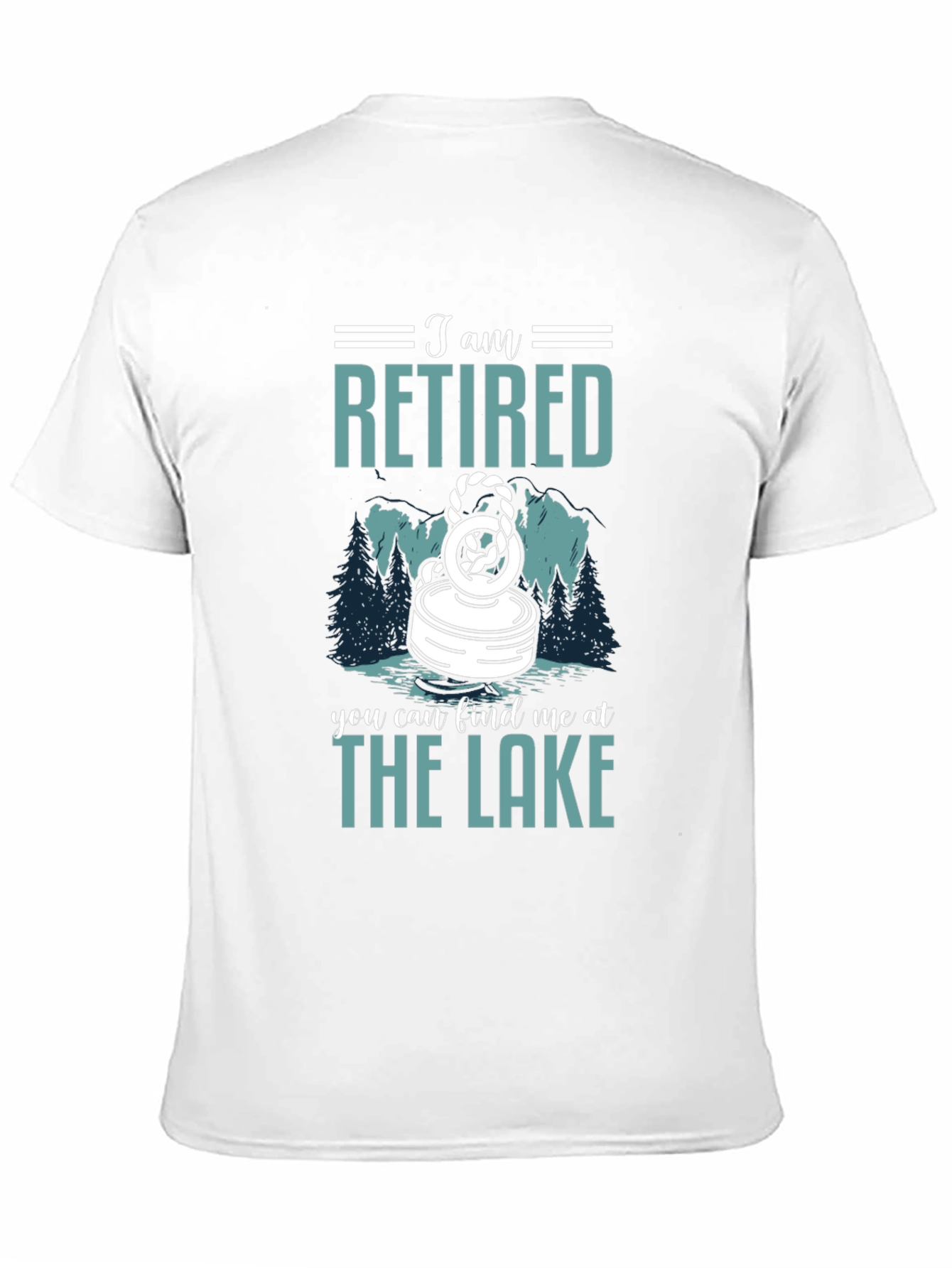 Black Retired Lake T-Shirt view 11