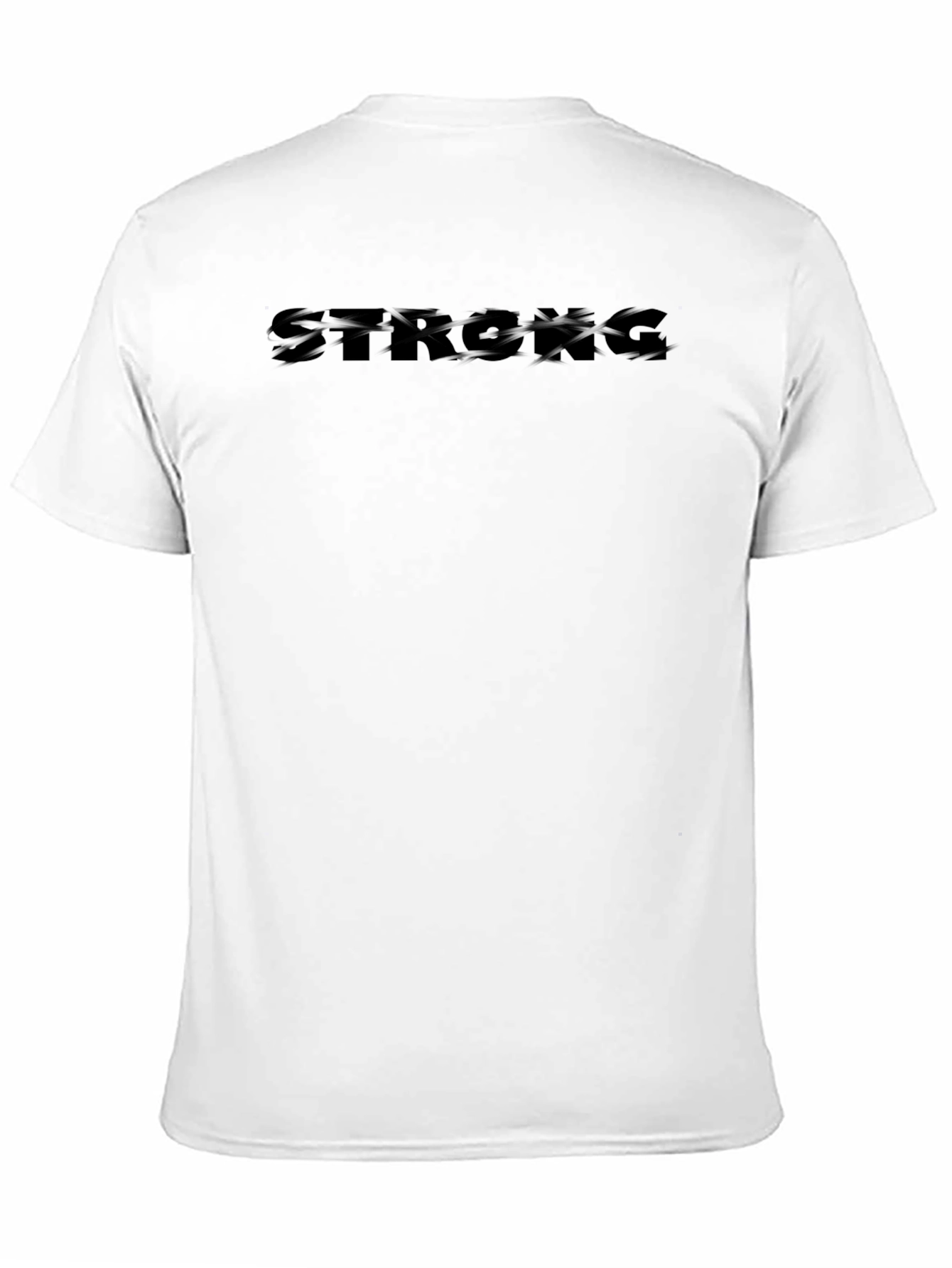 Black Strong Graphic Black T-Shirt view 11