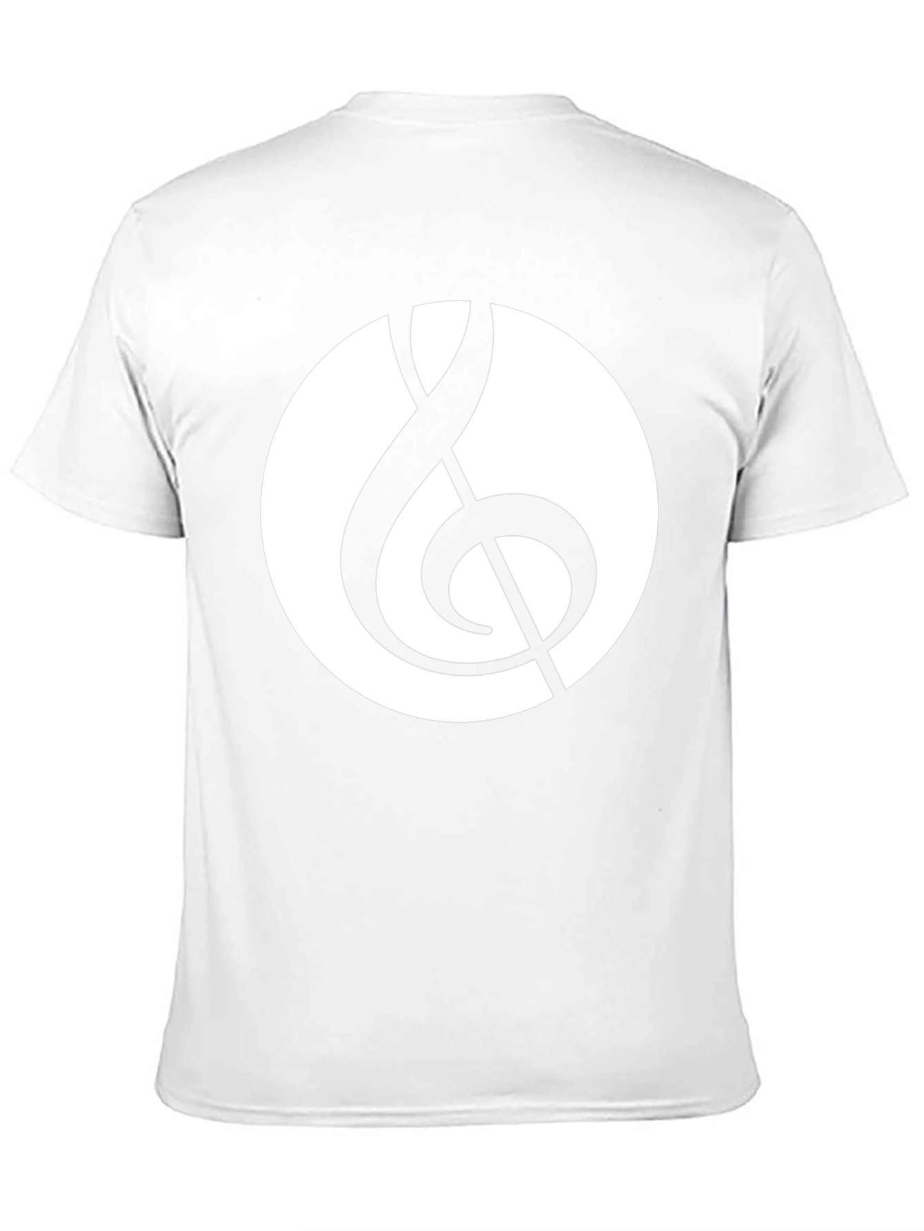 Black Musical Treble Clef Graphic T-Shirt view 11