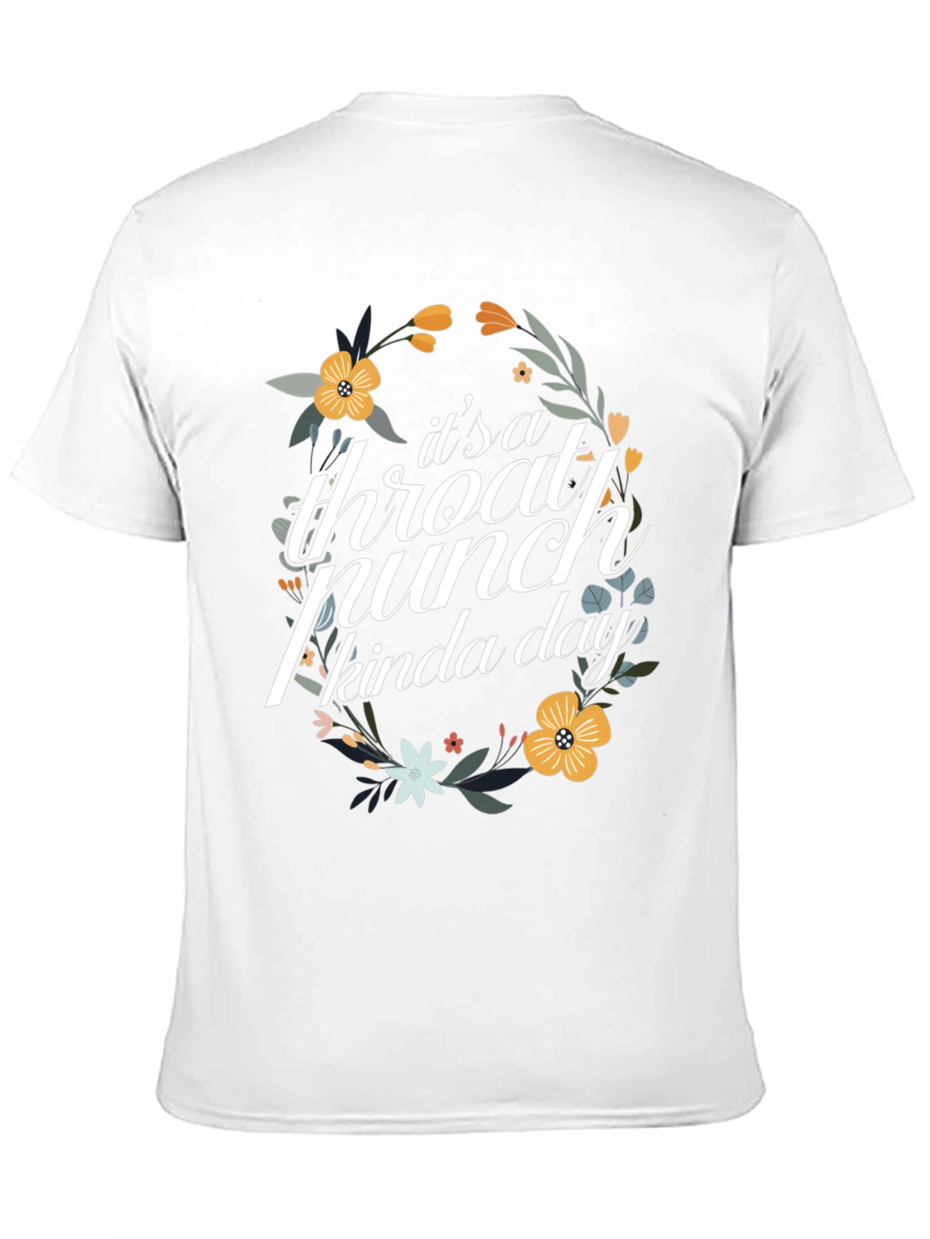 Black Throat Punch Kinda Day Graphic Tee - Unisex view 11